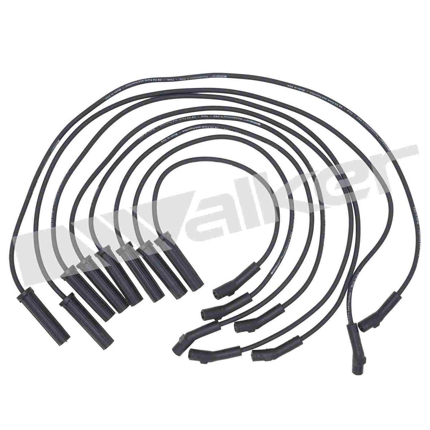 Walker Products ThunderCore PRO 924-1411 Spark Plug Wire Set 7MM 8-CYL 924-1411