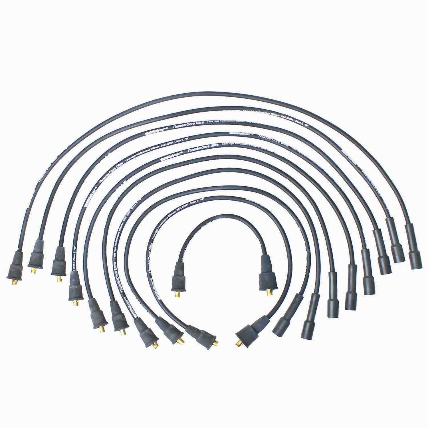 Walker Products ThunderCore PRO 924-1412 Spark Plug Wire Set 7MM 8-CYL 924-1412