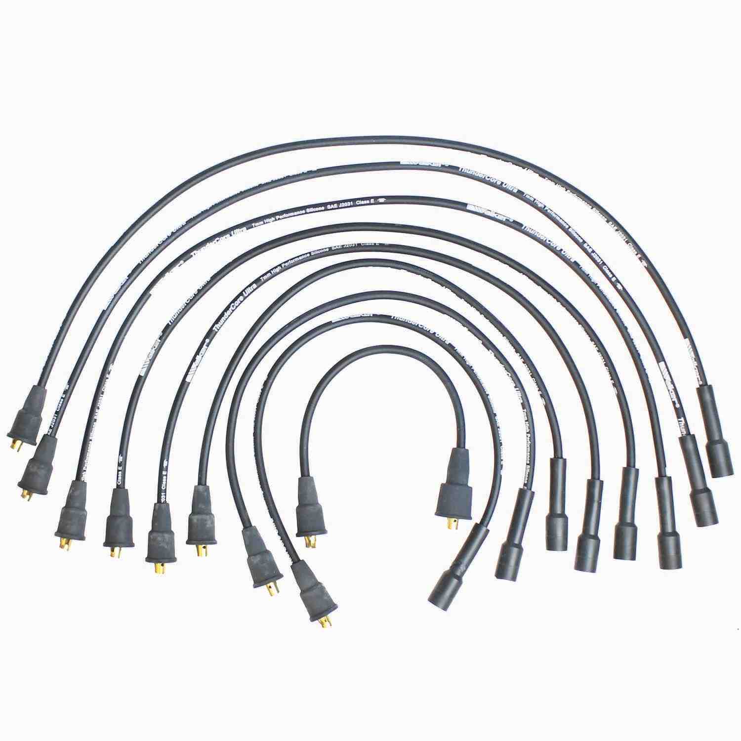 Walker Products ThunderCore PRO 924-1416 Spark Plug Wire Set 7MM 8-CYL 924-1416