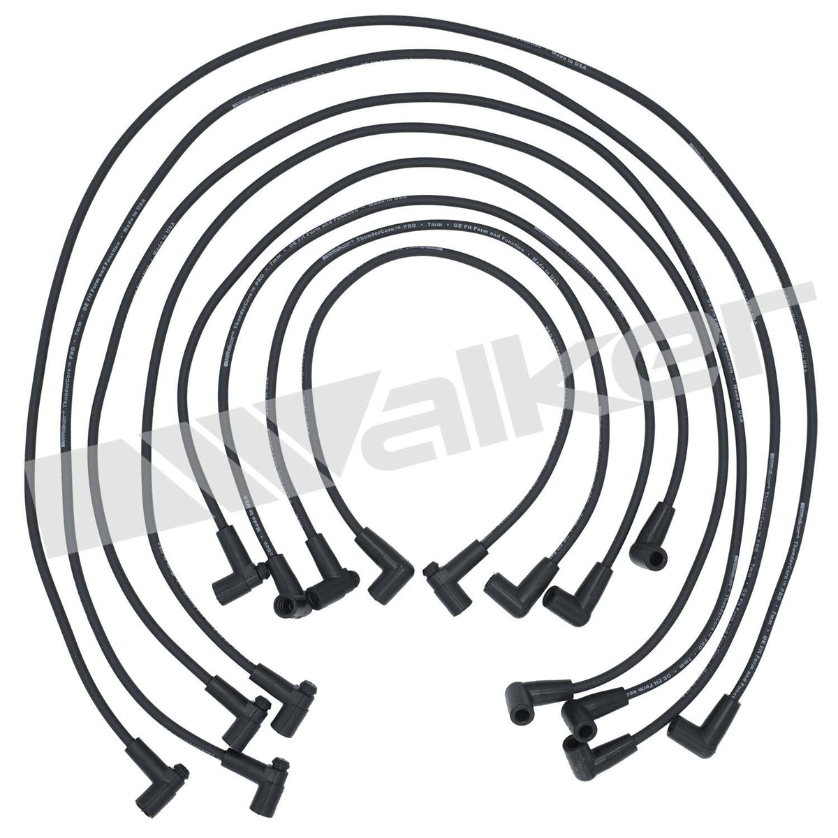 Walker Products ThunderCore PRO 924-1419 Spark Plug Wire Set 7MM 8-CYL 924-1419
