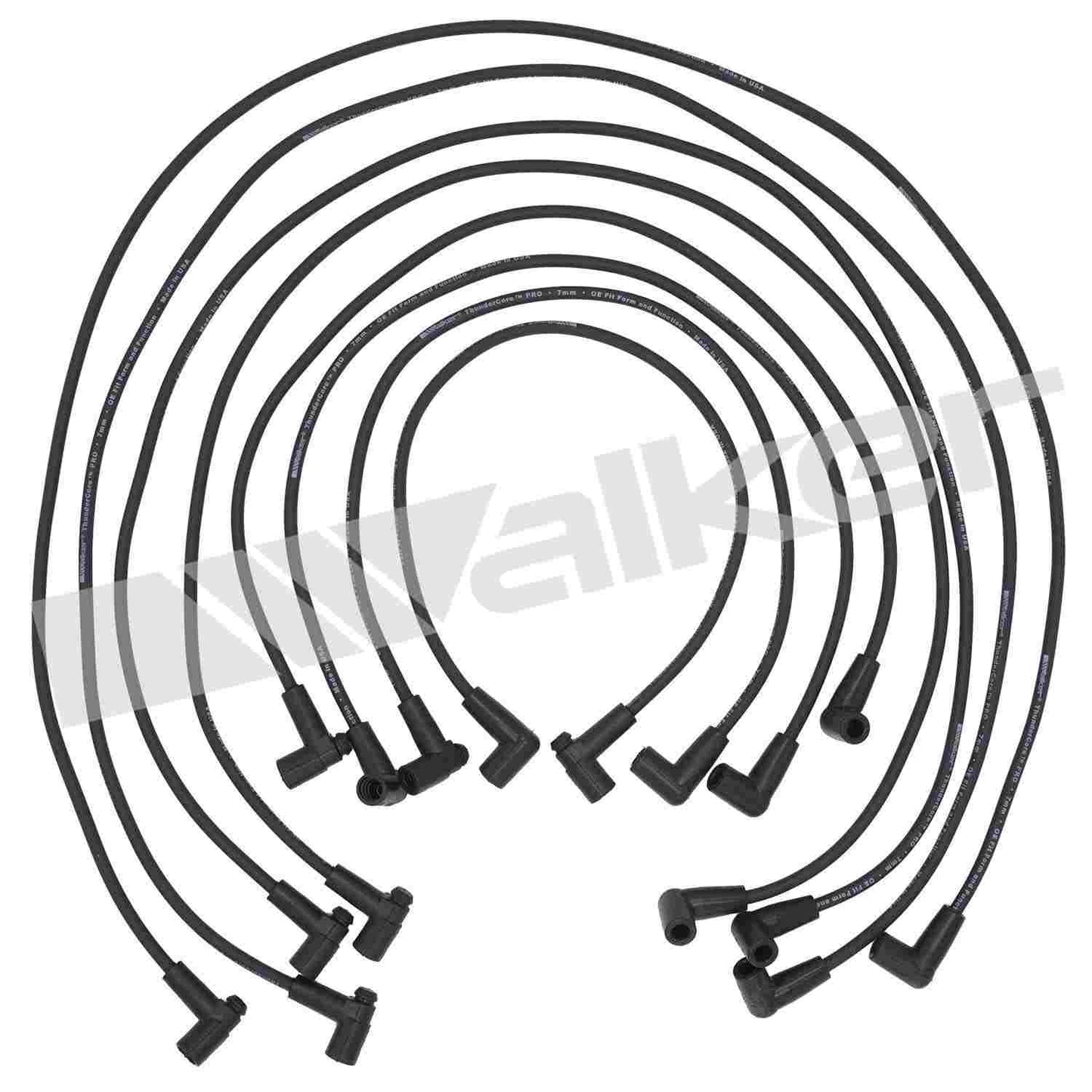 Walker Products ThunderCore PRO 924-1419 Spark Plug Wire Set 7MM 8-CYL 924-1419