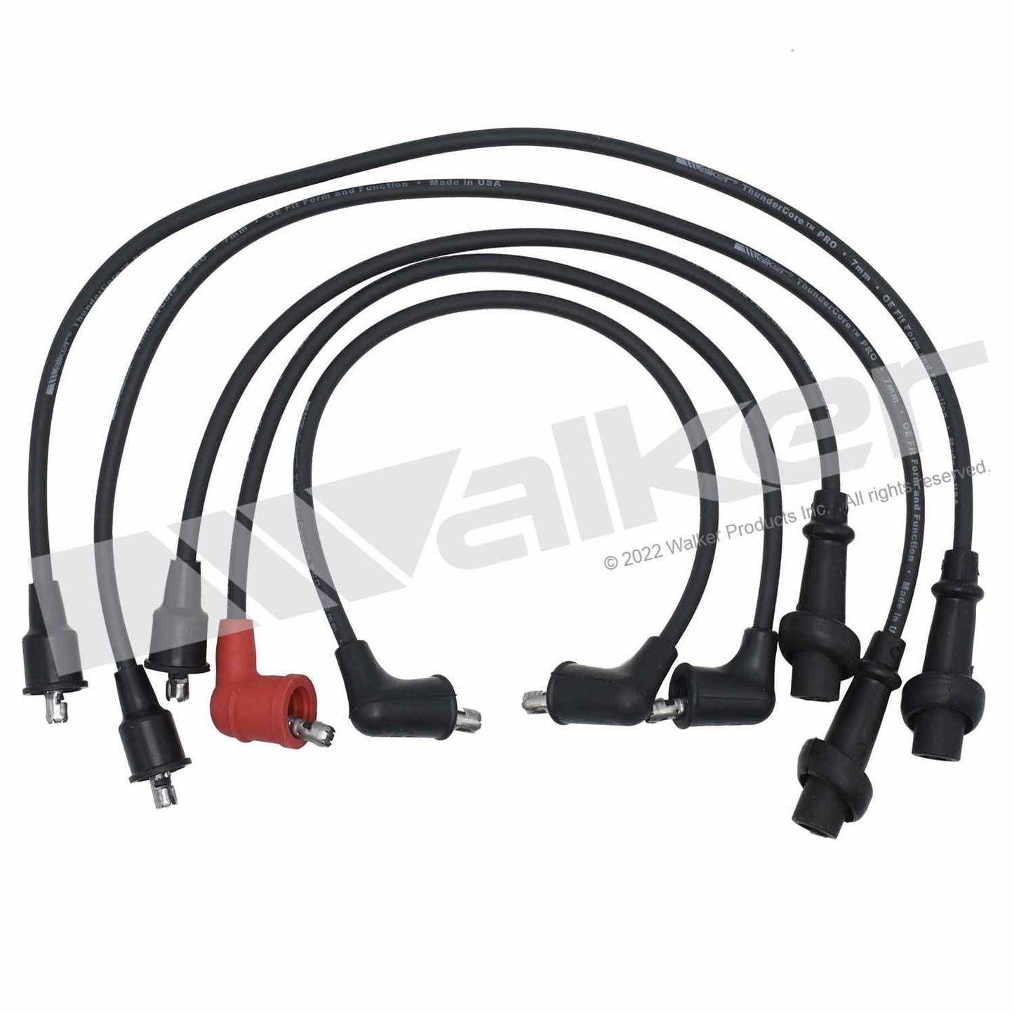 Walker Products ThunderCore PRO 924-1454 Spark Plug Wire Set 7MM 3-CYL 924-1454