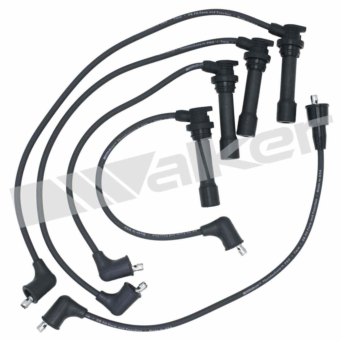 Walker Products ThunderCore PRO 924-1458 Spark Plug Wire Set 7MM 4-CYL 924-1458