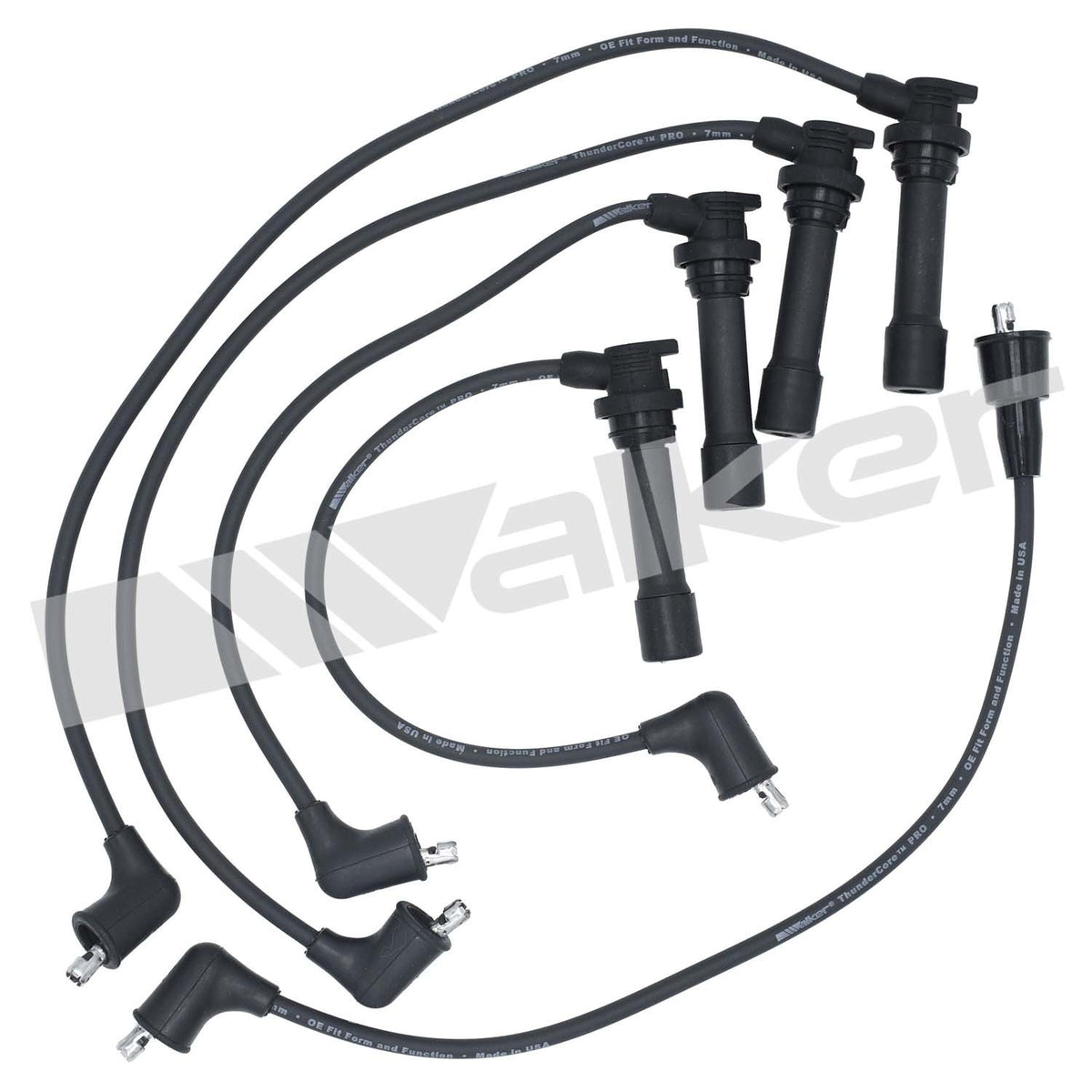 Walker Products ThunderCore PRO 924-1458 Spark Plug Wire Set 7MM 4-CYL 924-1458