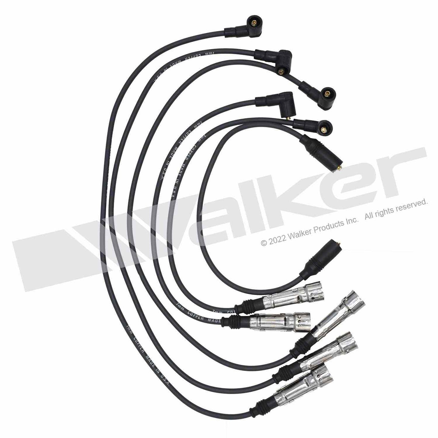 Walker Products ThunderCore PRO 924-1468 Spark Plug Wire Set 7MM 5-CYL 924-1468