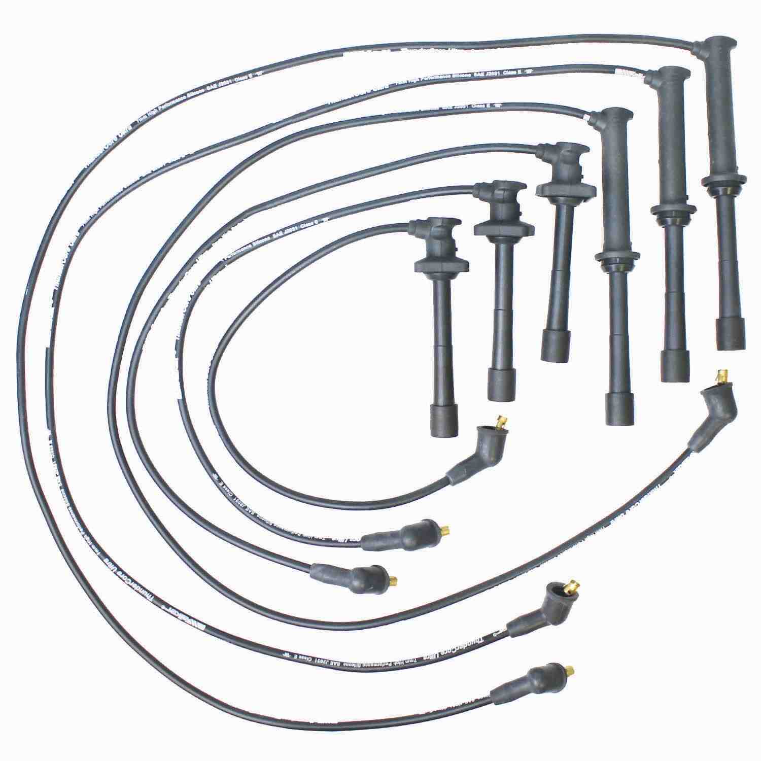 Walker Products ThunderCore PRO 924-1474 Spark Plug Wire Set 7MM 6-CYL 924-1474