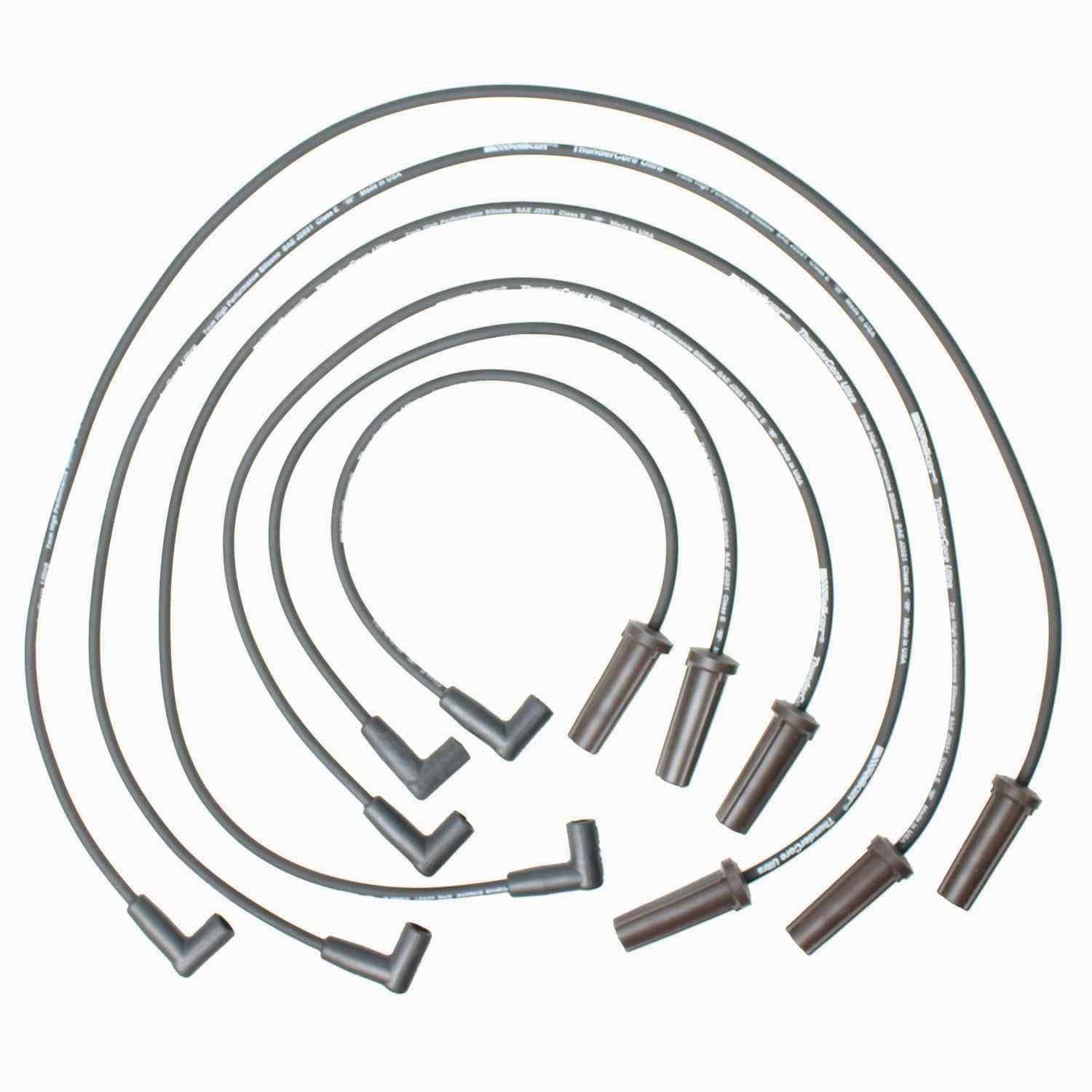 Walker Products ThunderCore PRO 924-1475 Spark Plug Wire Set 7MM 6-CYL 924-1475