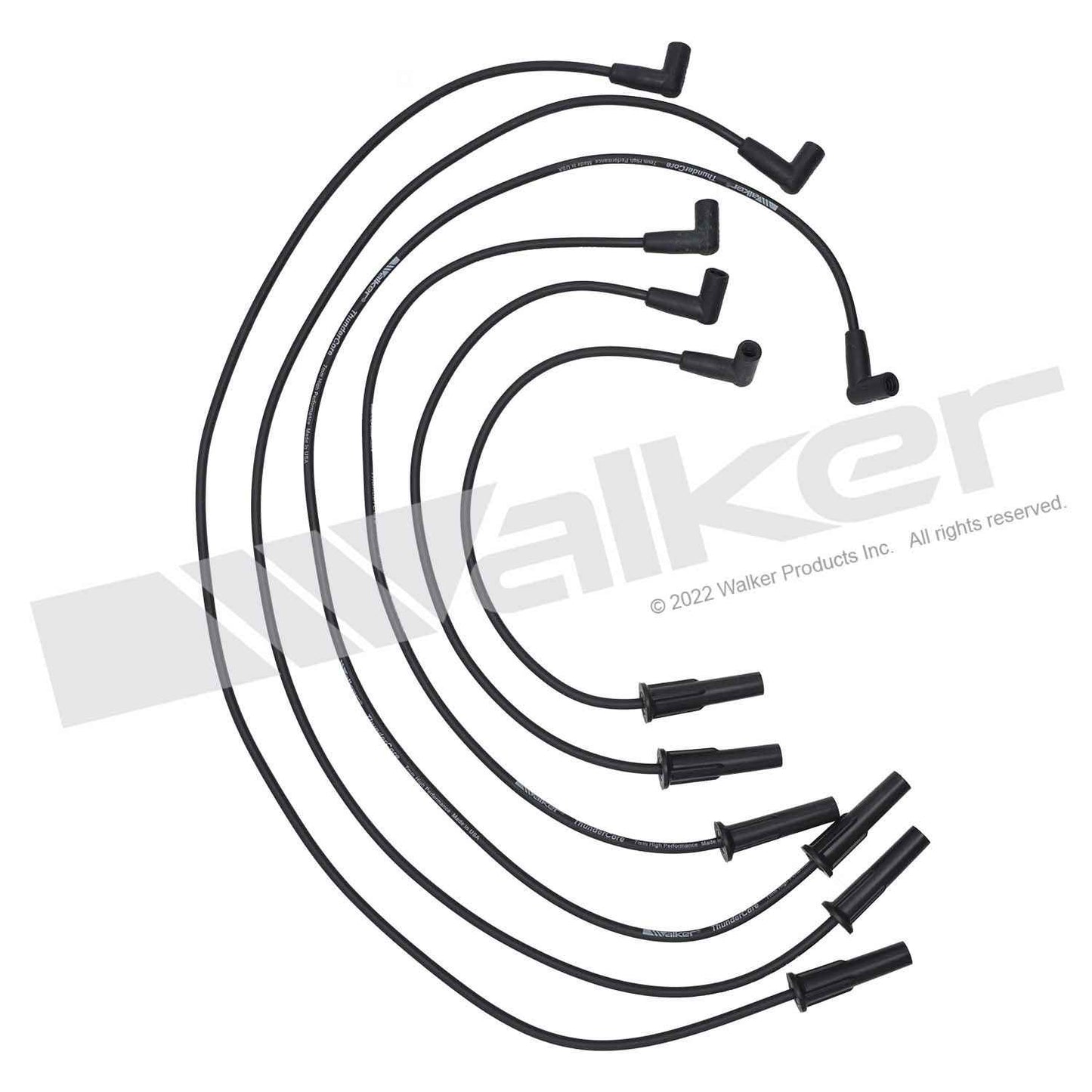 Walker Products ThunderCore PRO 924-1475 Spark Plug Wire Set 7MM 6-CYL 924-1475