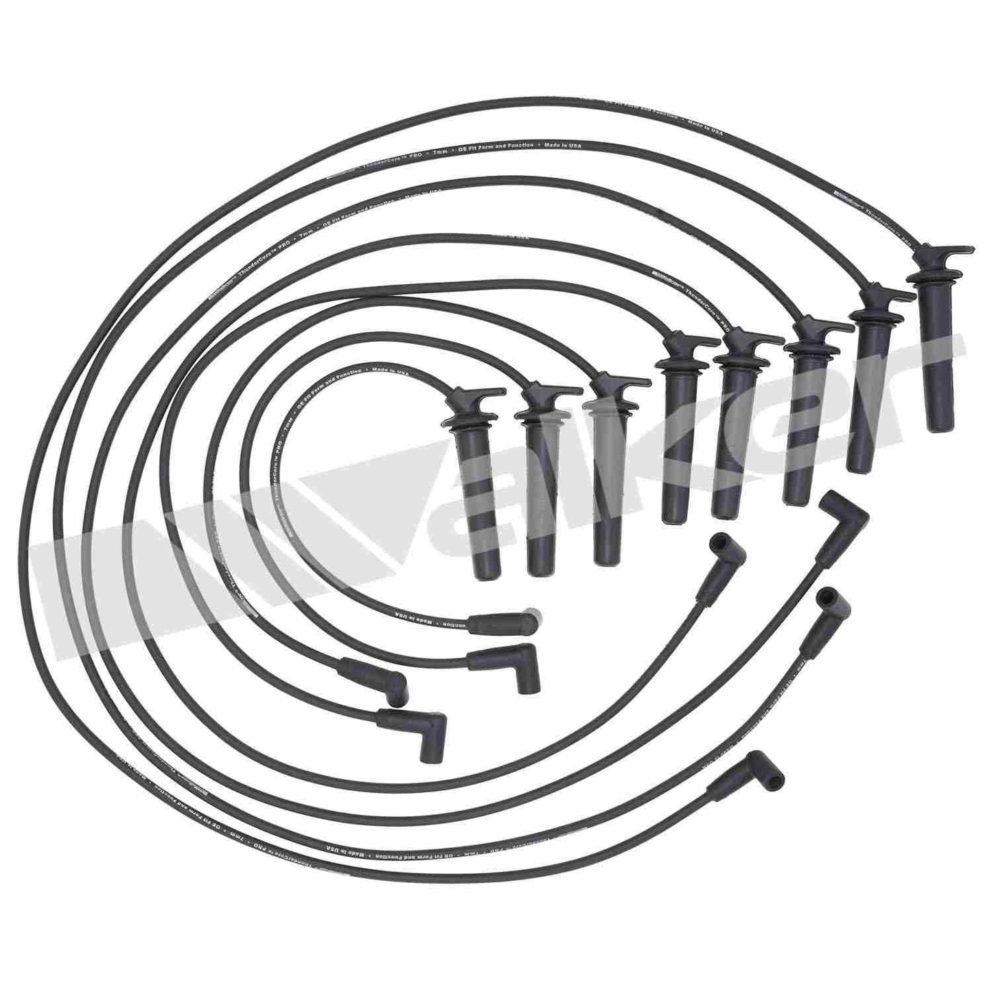 Walker Products ThunderCore PRO 924-1477 Spark Plug Wire Set 7MM 8-CYL 924-1477