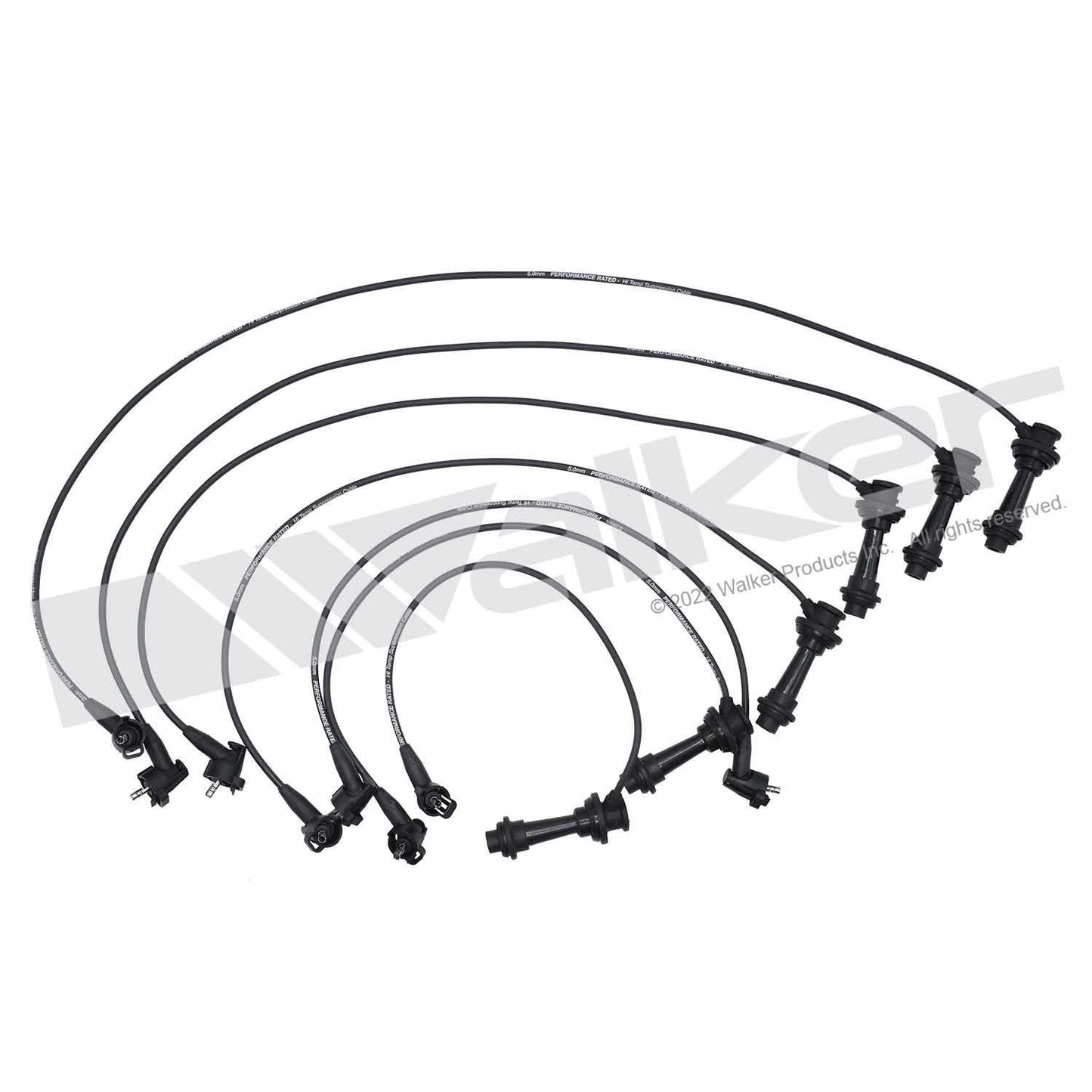 Walker Products ThunderCore PRO 924-1491 Spark Plug Wire Set 5MM 6-CYL 924-1491