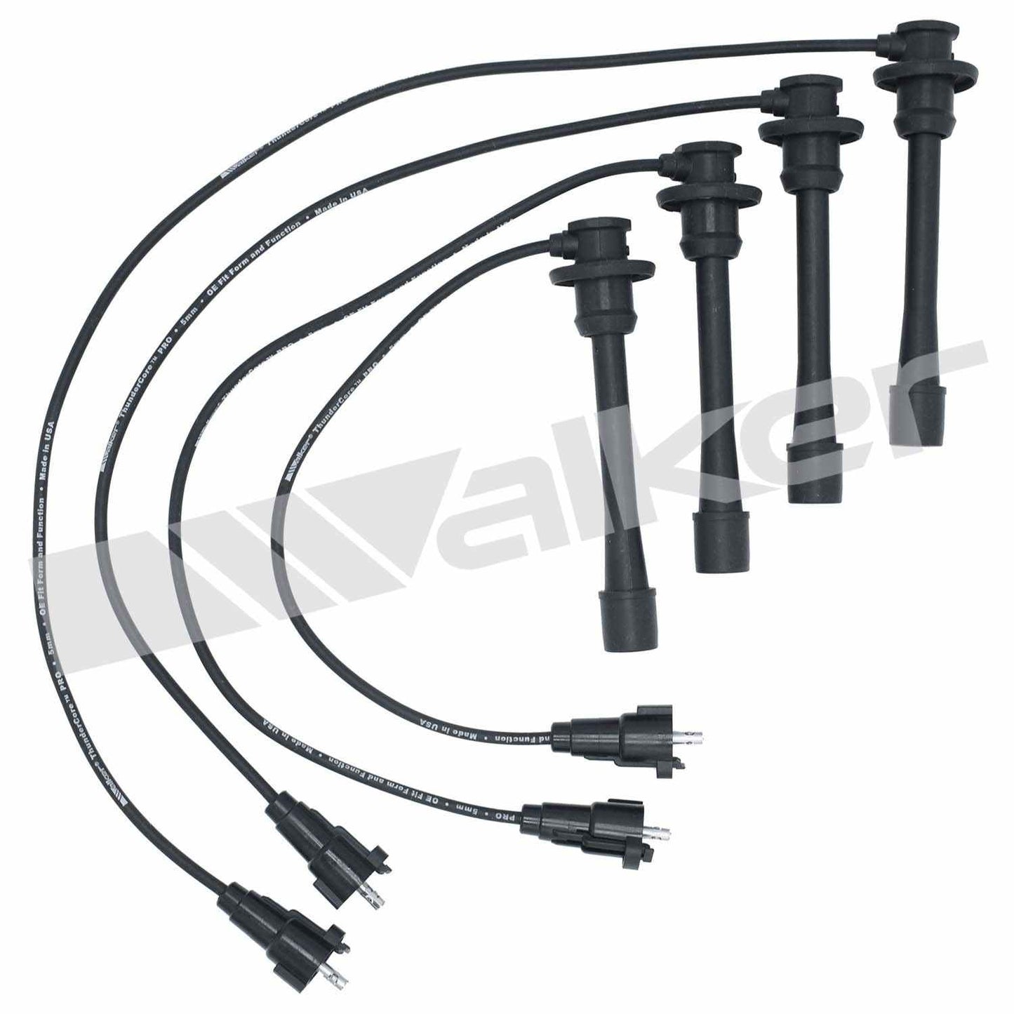 Walker Products ThunderCore PRO 924-1499 Spark Plug Wire Set 5MM 4-CYL 924-1499