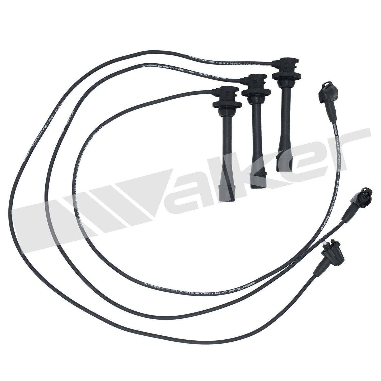 Walker Products ThunderCore PRO 924-1520 Spark Plug Wire Set 5MM 6-CYL 924-1520