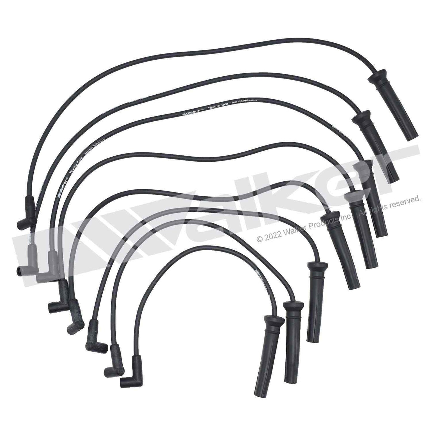 Walker Products ThunderCore PRO 924-1524 Spark Plug Wire Set 8MM 8-CYL 924-1524