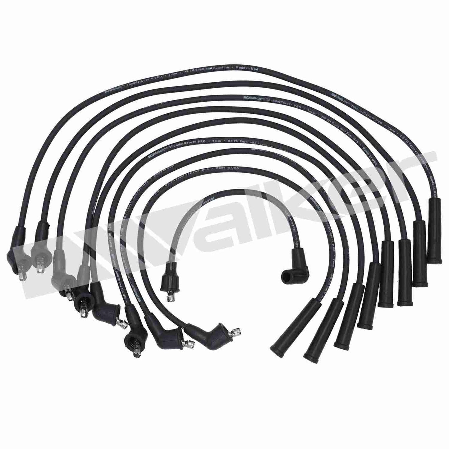 Walker Products ThunderCore PRO 924-1600 Spark Plug Wire Set 7MM 8-CYL 924-1600