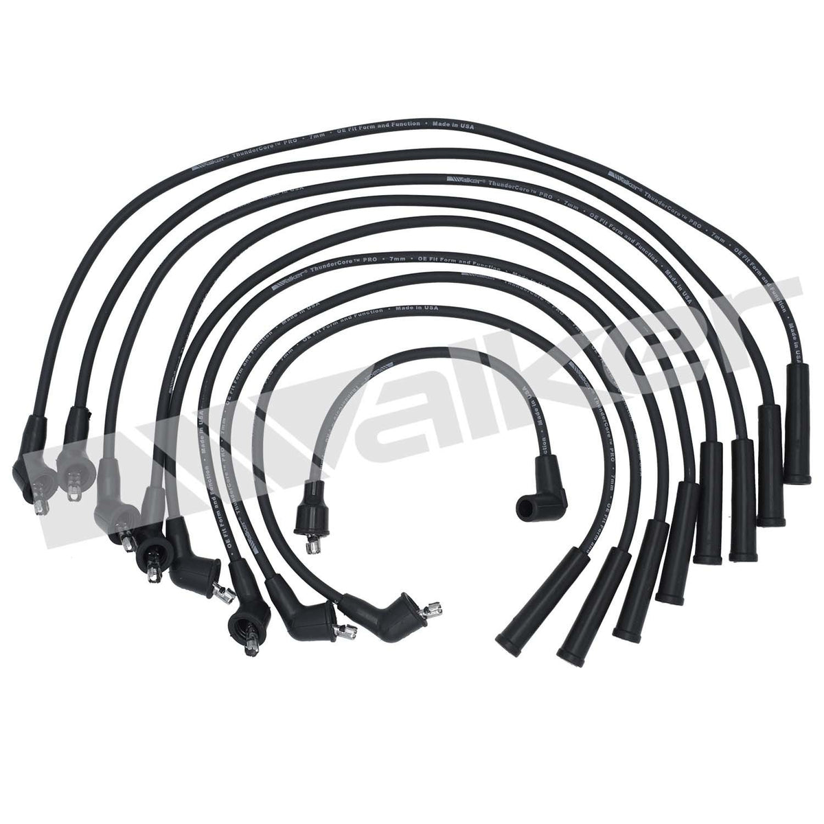 Walker Products ThunderCore PRO 924-1600 Spark Plug Wire Set 7MM 8-CYL 924-1600