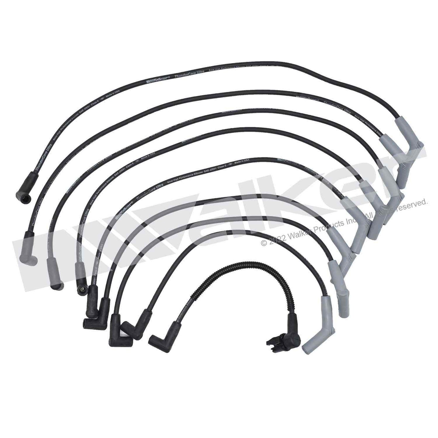 Walker Products ThunderCore PRO 924-1604 Spark Plug Wire Set 8MM 8-CYL 924-1604