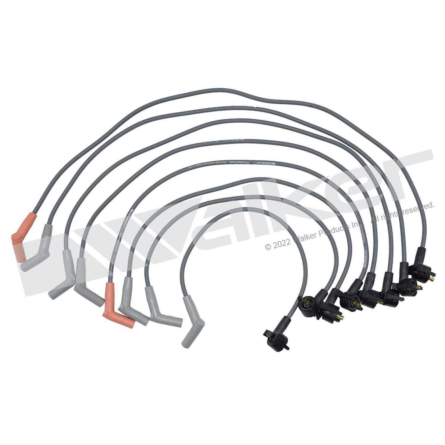Walker Products ThunderCore PRO 924-1605 Spark Plug Wire Set 8MM 8-CYL 924-1605