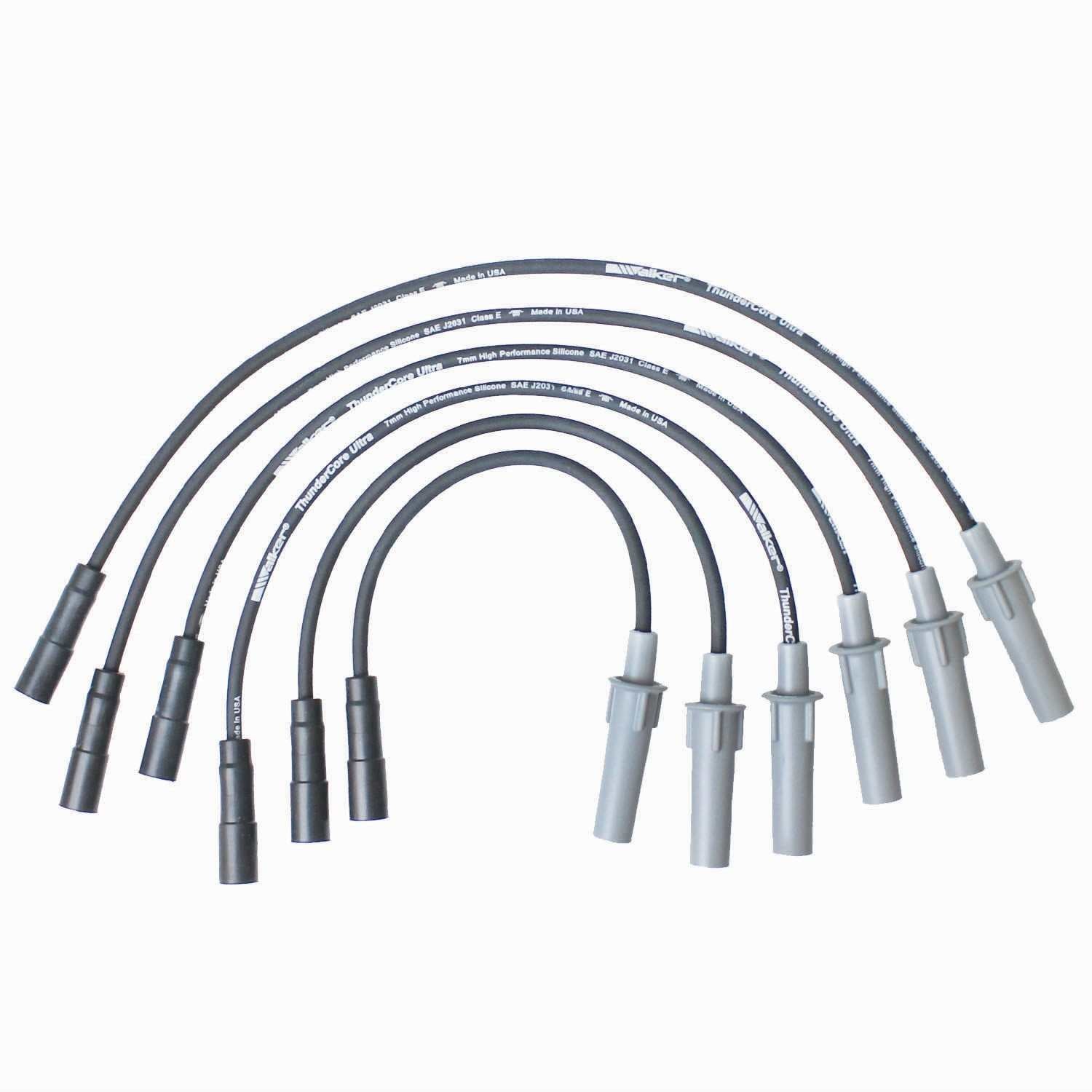 Walker Products ThunderCore PRO 924-1607 Spark Plug Wire Set 7MM 6-CYL 924-1607