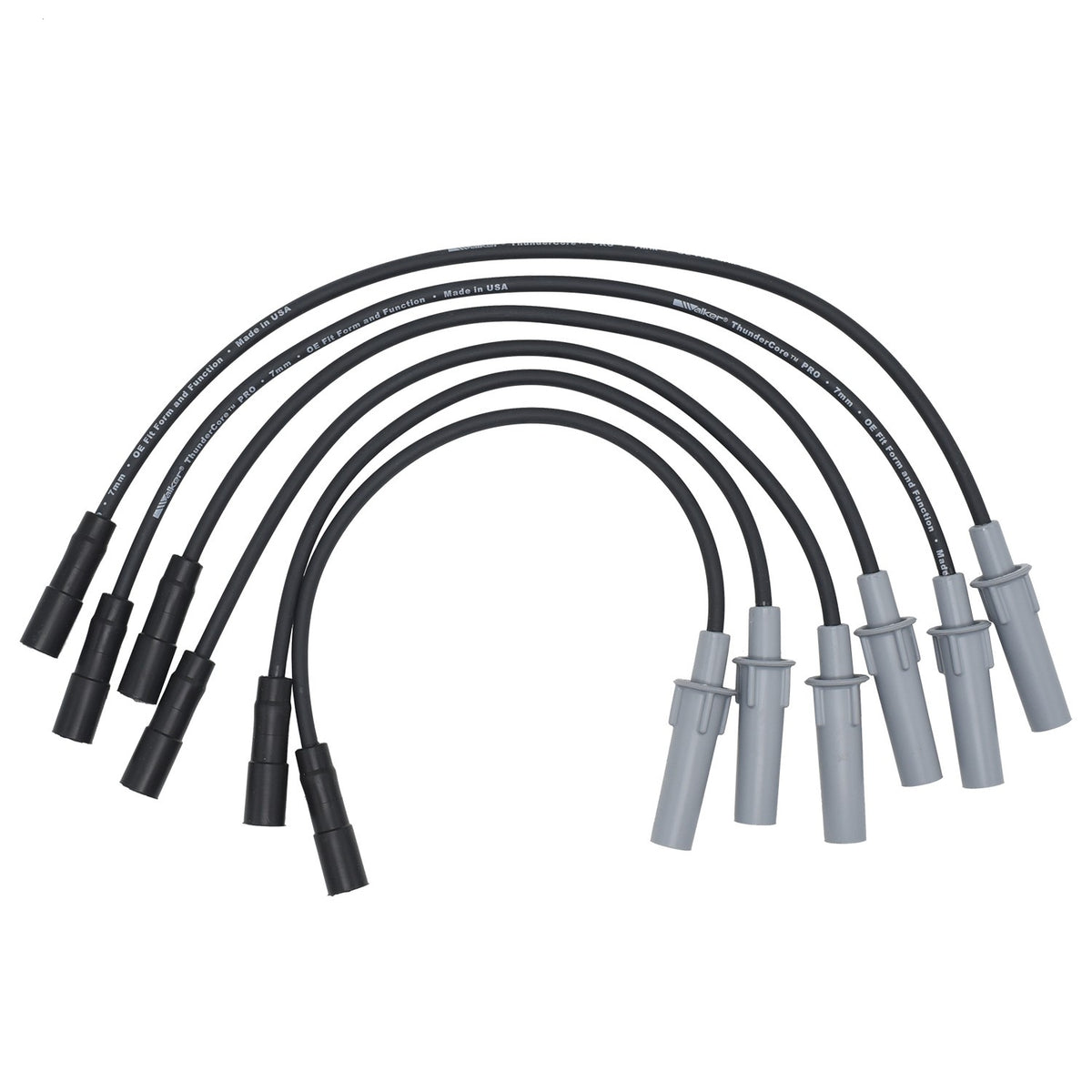 Walker Products ThunderCore PRO 924-1607 Spark Plug Wire Set 7MM 6-CYL 924-1607