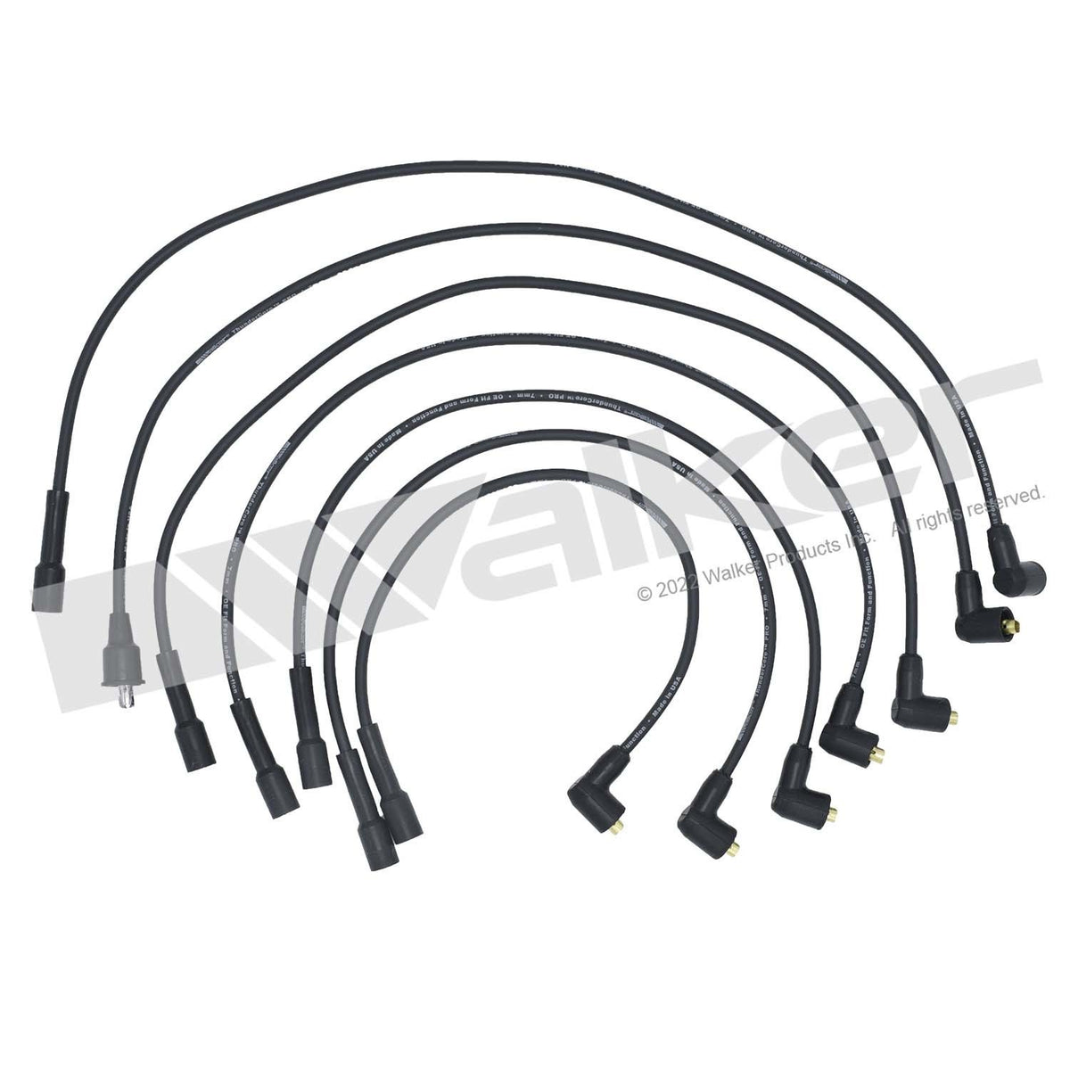 Walker Products ThunderCore PRO 924-1609 Spark Plug Wire Set 7MM 6-CYL 924-1609