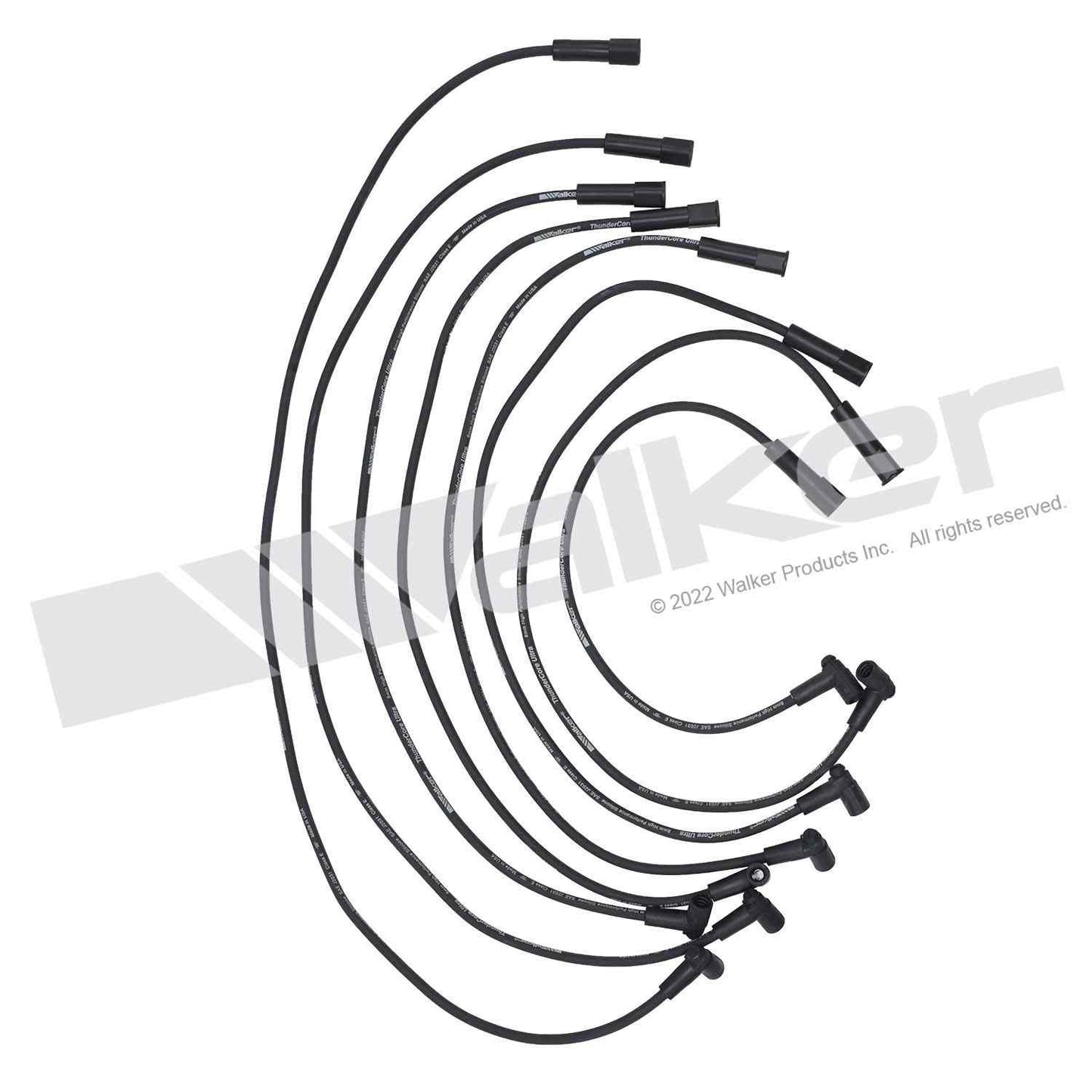 Walker Products ThunderCore PRO 924-1611 Spark Plug Wire Set 924-1611