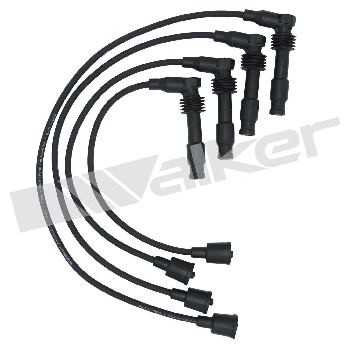 Walker Products ThunderCore PRO 924-1624 Spark Plug Wire Set 7MM 4-CYL 924-1624