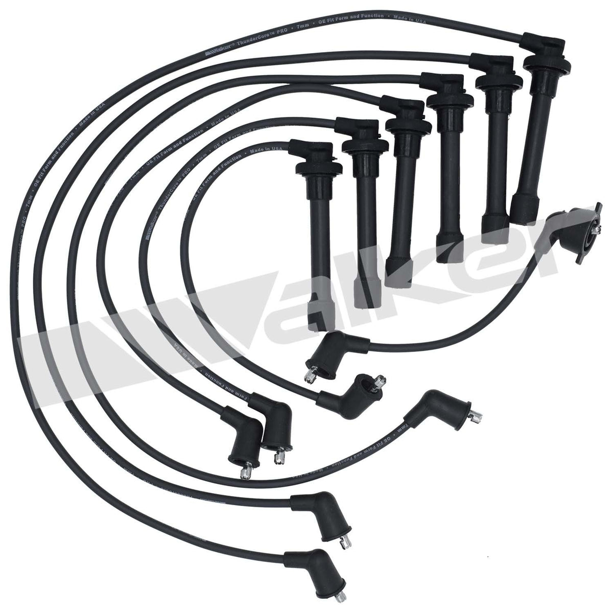 Walker Products ThunderCore PRO 924-1643 Spark Plug Wire Set 7MM 6-CYL 924-1643