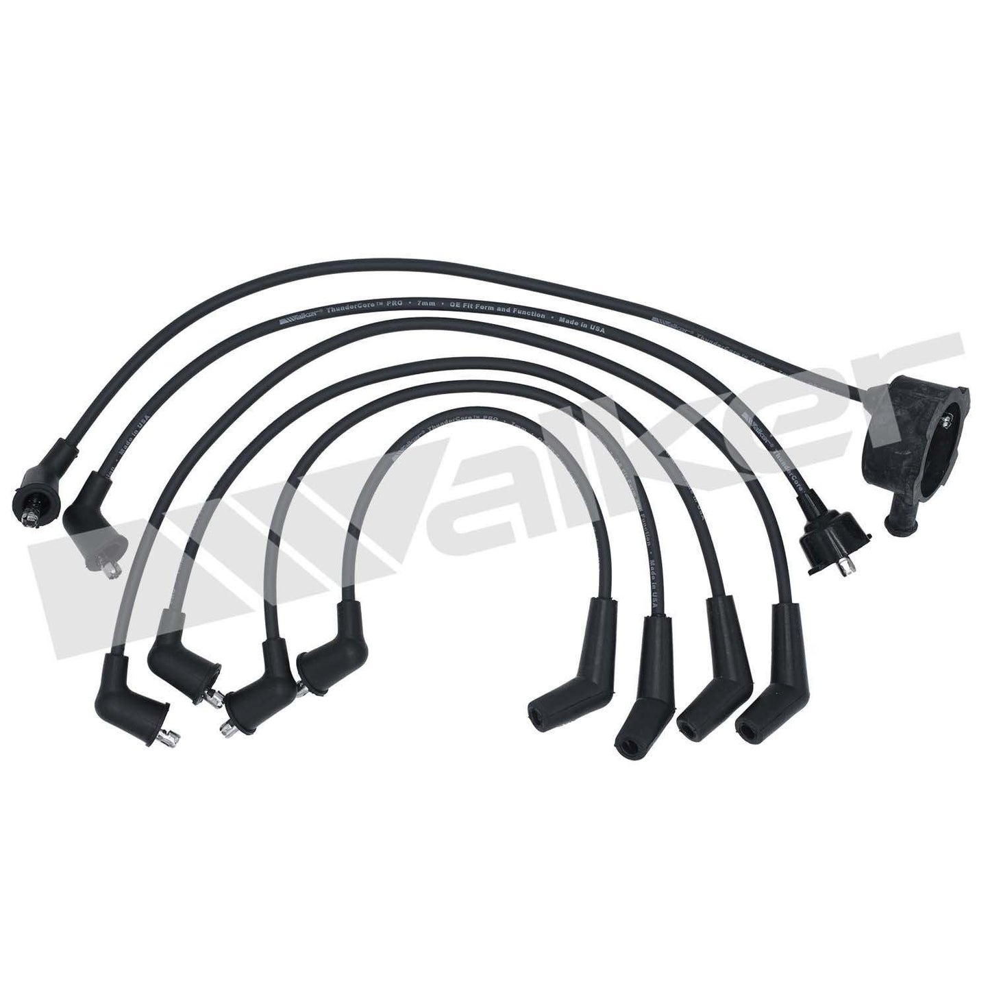 Walker Products ThunderCore PRO 924-1645 Spark Plug Wire Set 7MM 4-CYL 924-1645