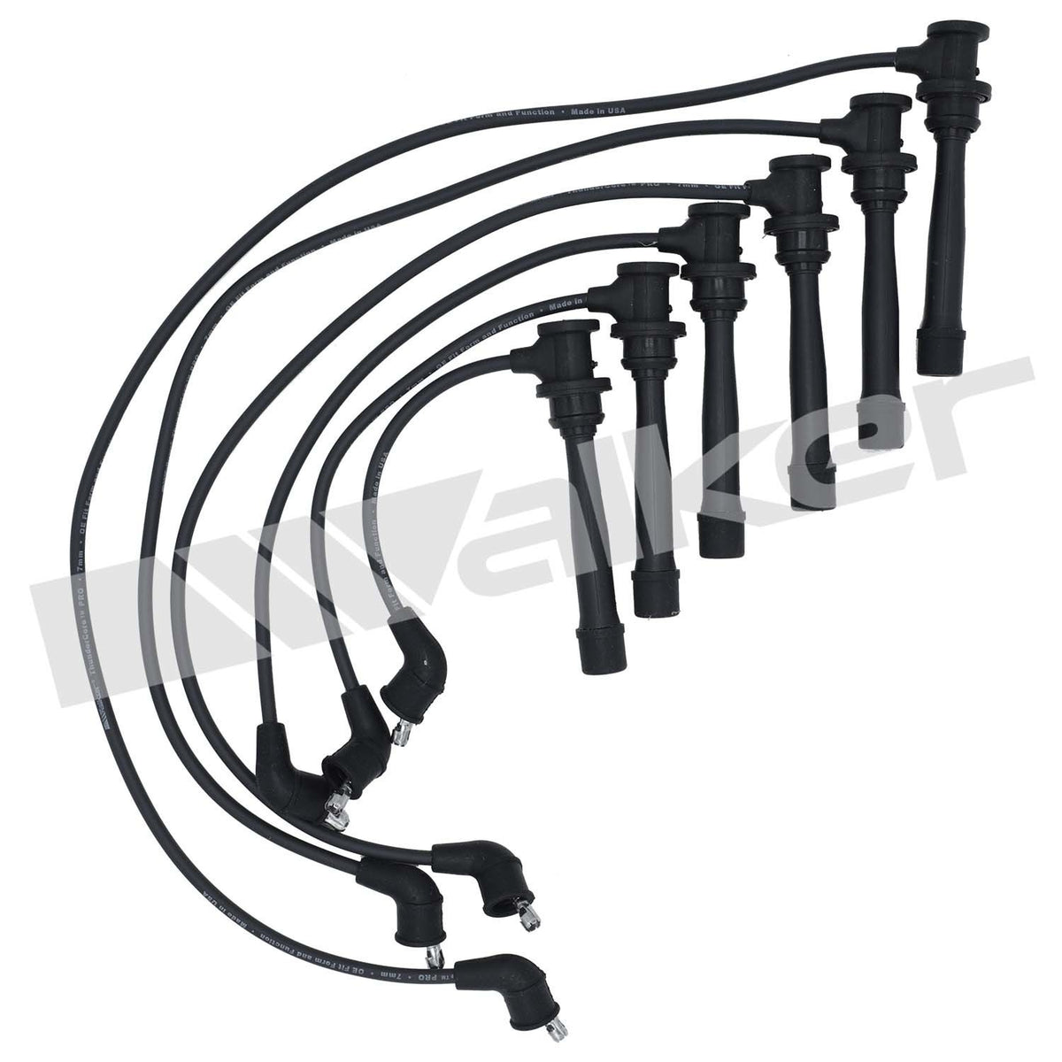 Walker Products ThunderCore PRO 924-1650 Spark Plug Wire Set 7MM 6-CYL 924-1650
