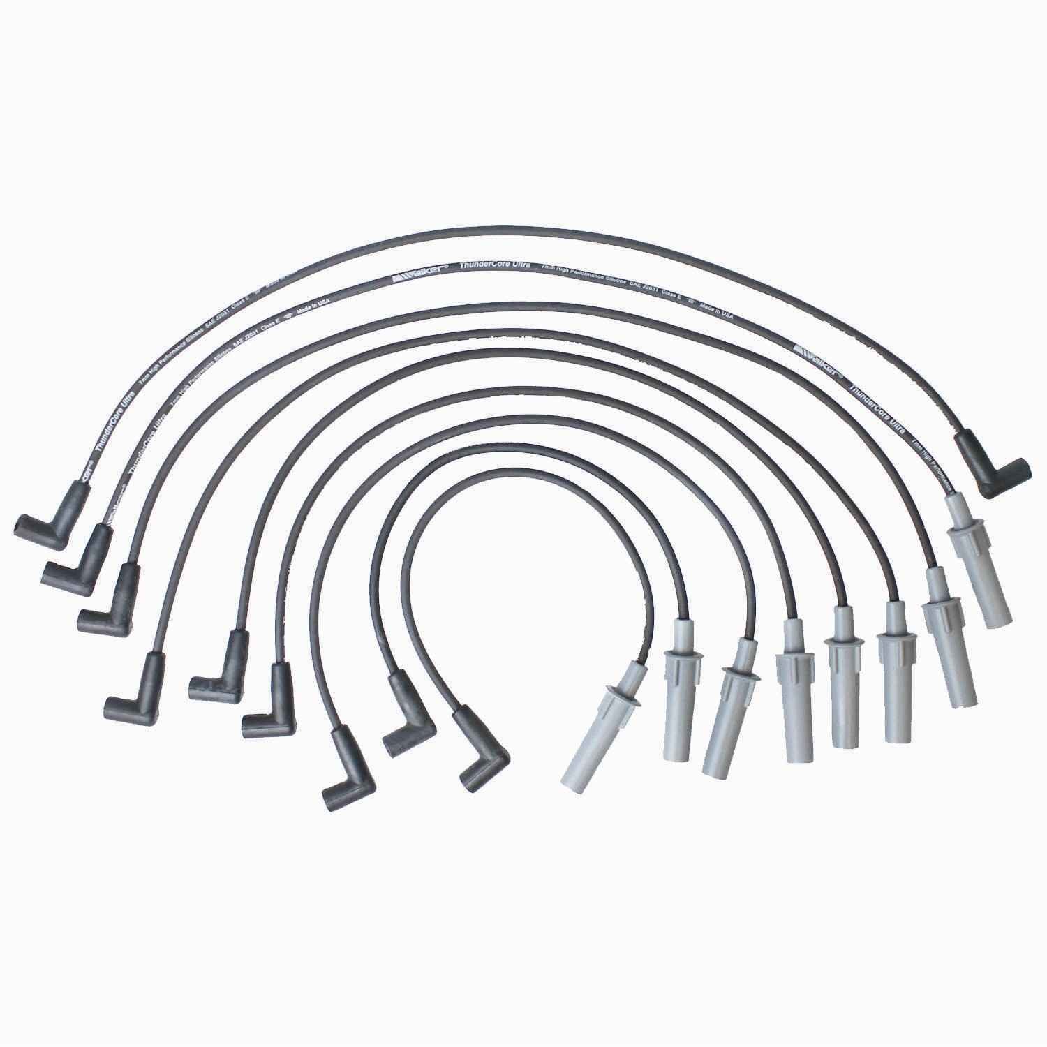 Walker Products ThunderCore PRO 924-1661 Spark Plug Wire Set 7MM 8-CYL 924-1661