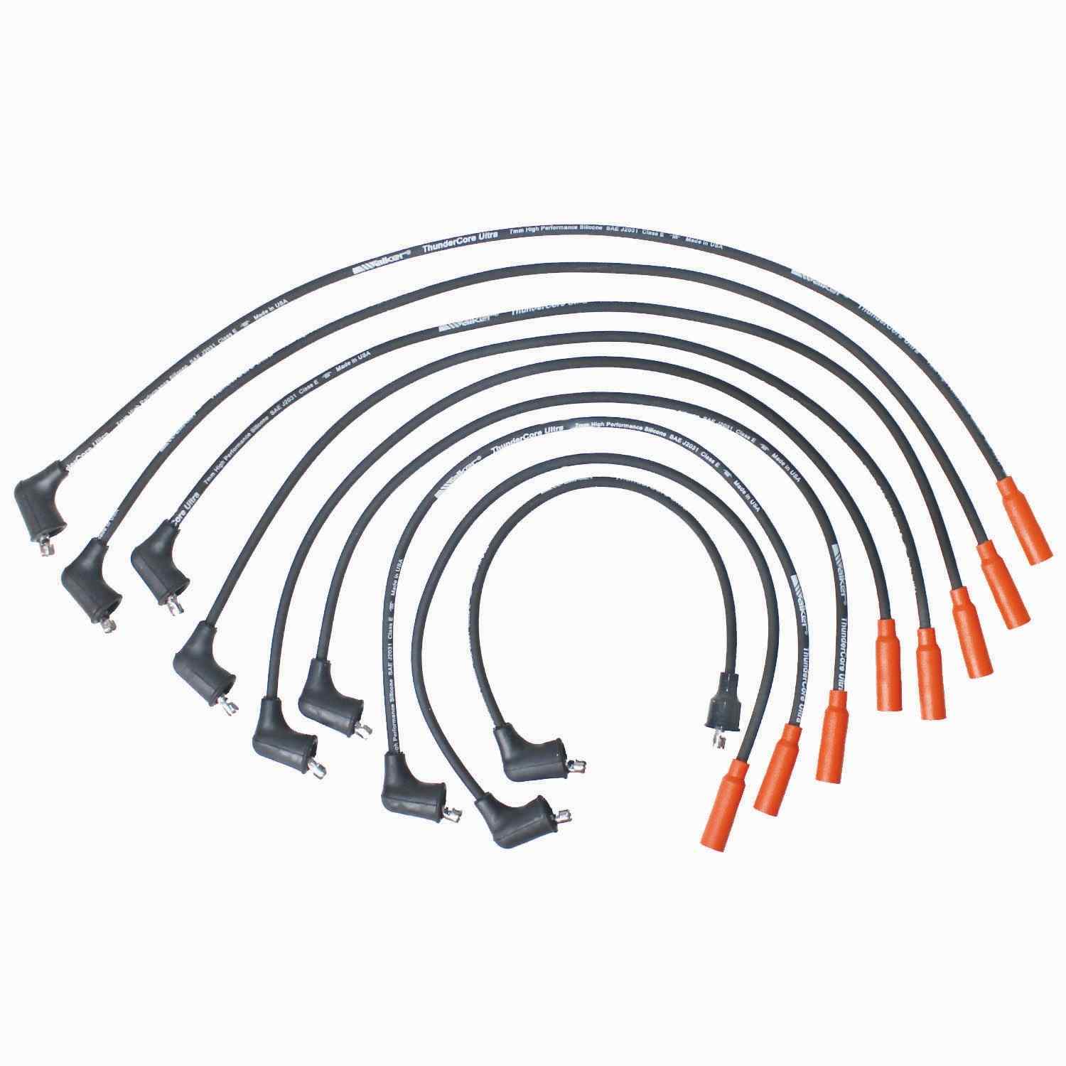 Walker Products ThunderCore PRO 924-1663 Spark Plug Wire Set 7MM 8-CYL 924-1663