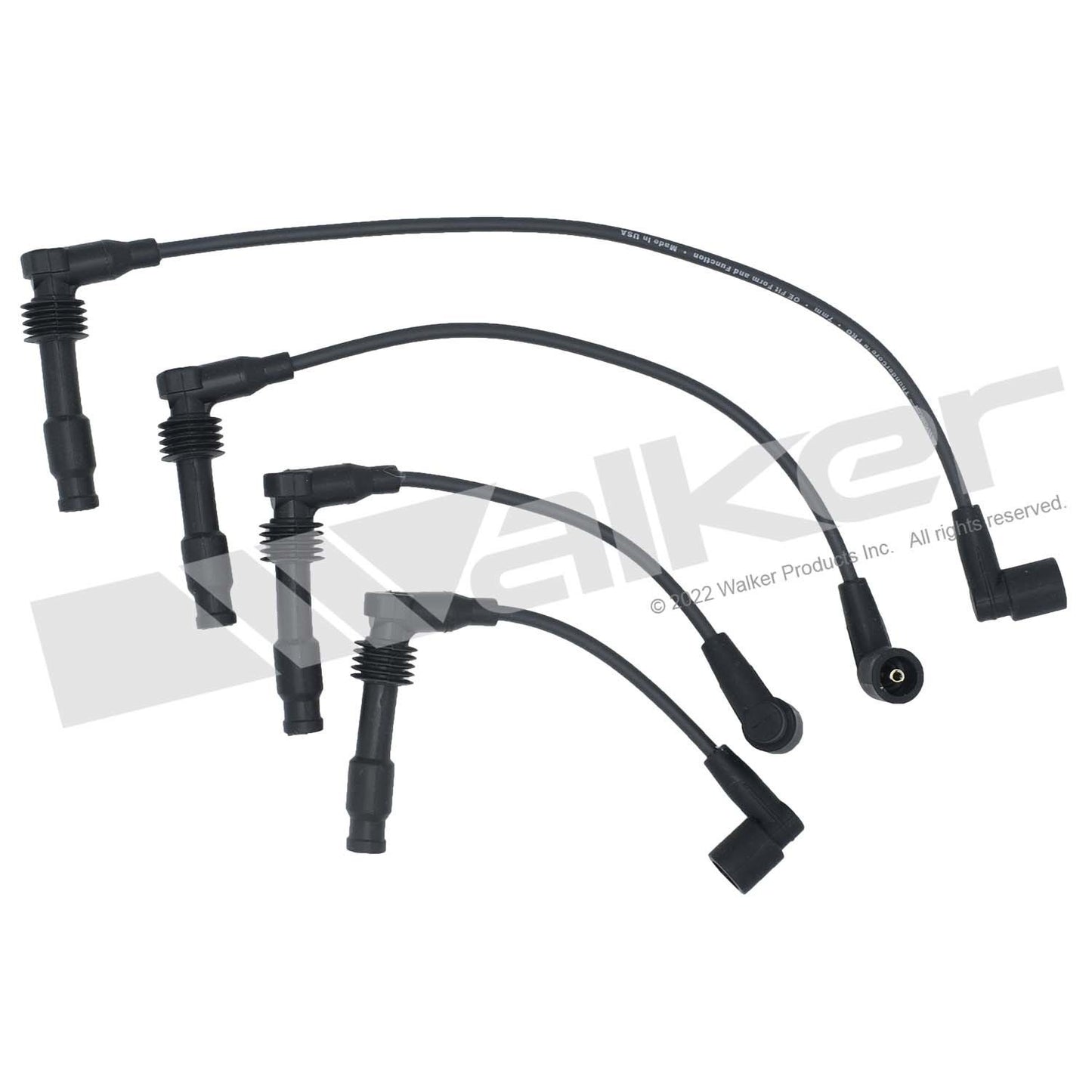 Walker Products ThunderCore PRO 924-1675 Spark Plug Wire Set 7MM 4-CYL 924-1675