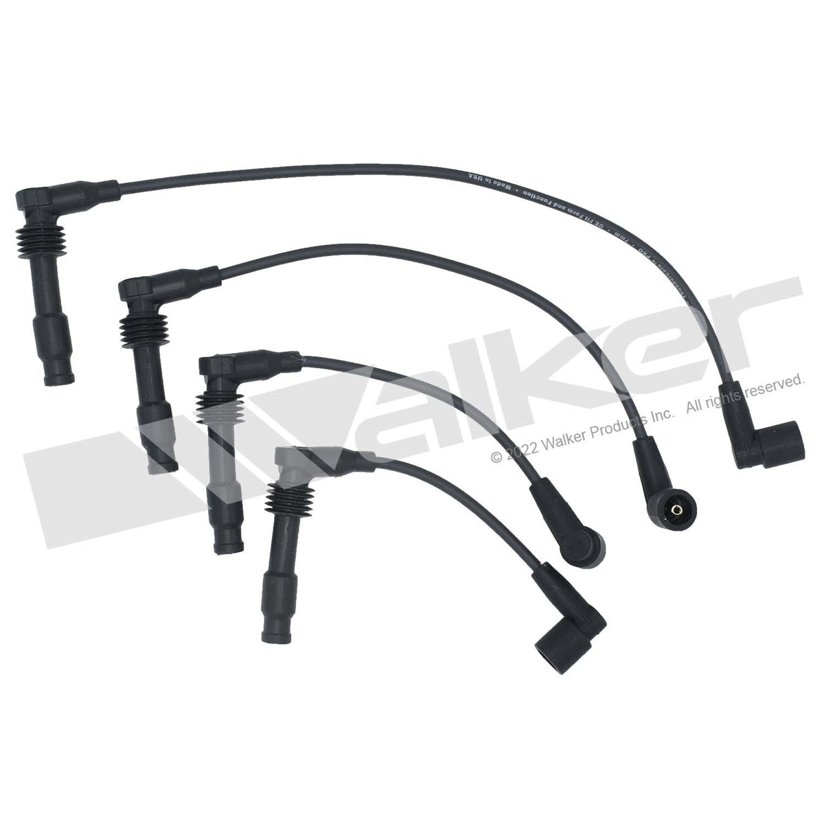 Walker Products ThunderCore PRO 924-1675 Spark Plug Wire Set 7MM 4-CYL 924-1675