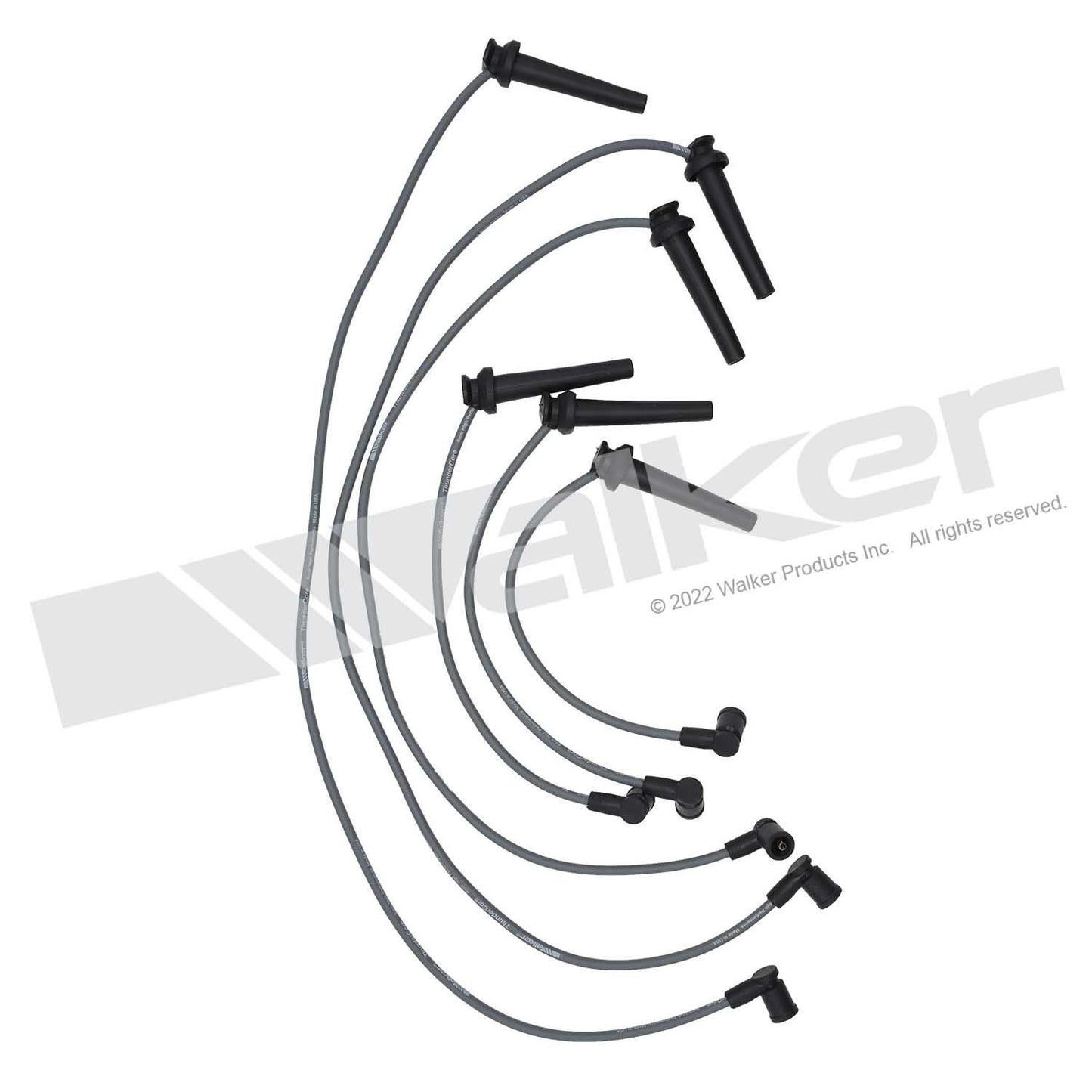 Walker Products ThunderCore PRO 924-1689 Spark Plug Wire Set 7MM 6-CYL 924-1689