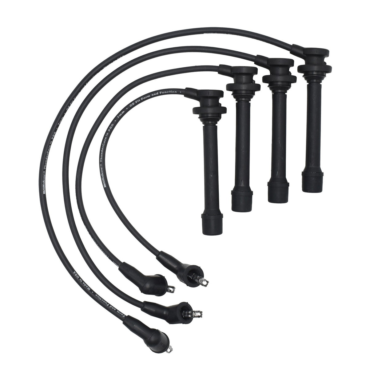 Walker Products ThunderCore PRO 924-1750 Spark Plug Wire Set 7MM 4-CYL 924-1750