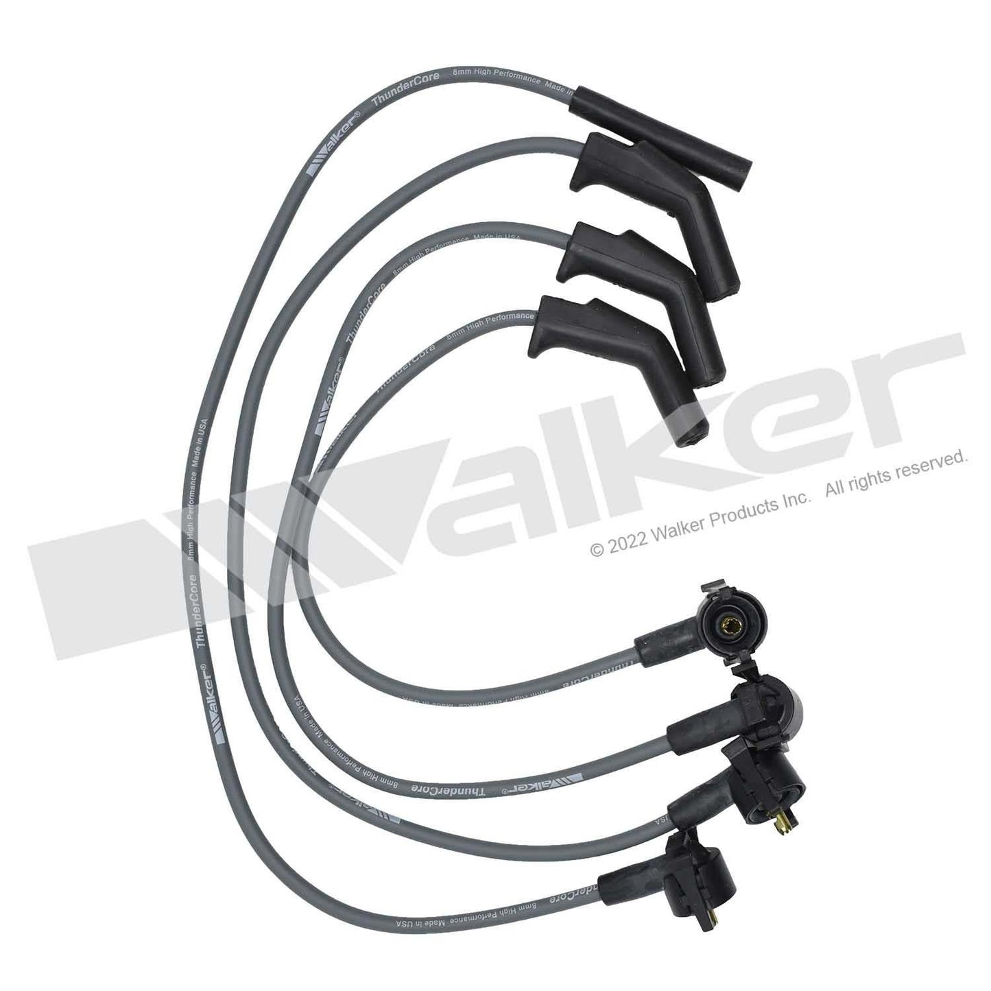 Walker Products ThunderCore PRO 924-1796 Spark Plug Wire Set 8MM 4-CYL 924-1796