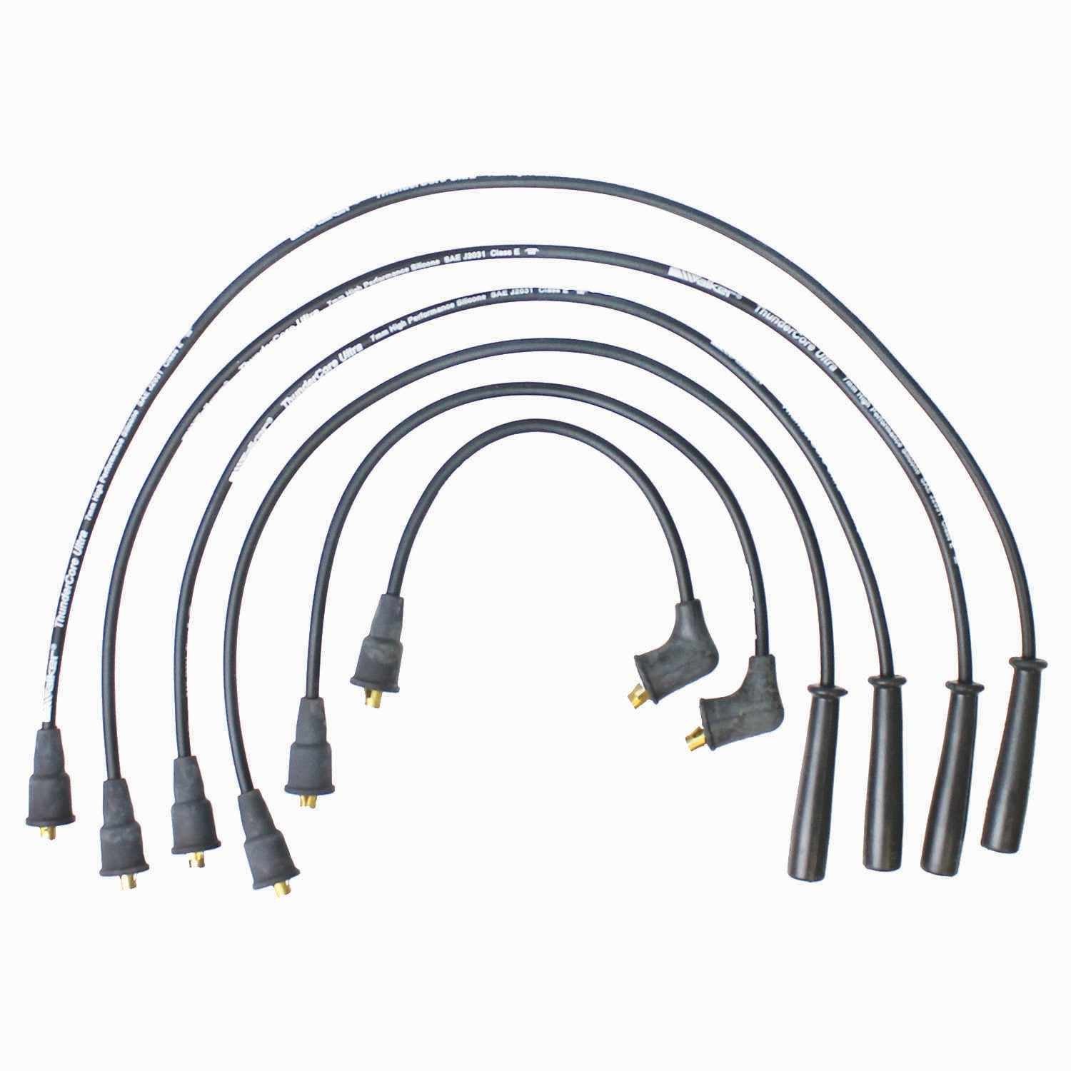 Walker Products ThunderCore PRO 924-1798 Spark Plug Wire Set 7MM 4-CYL 924-1798