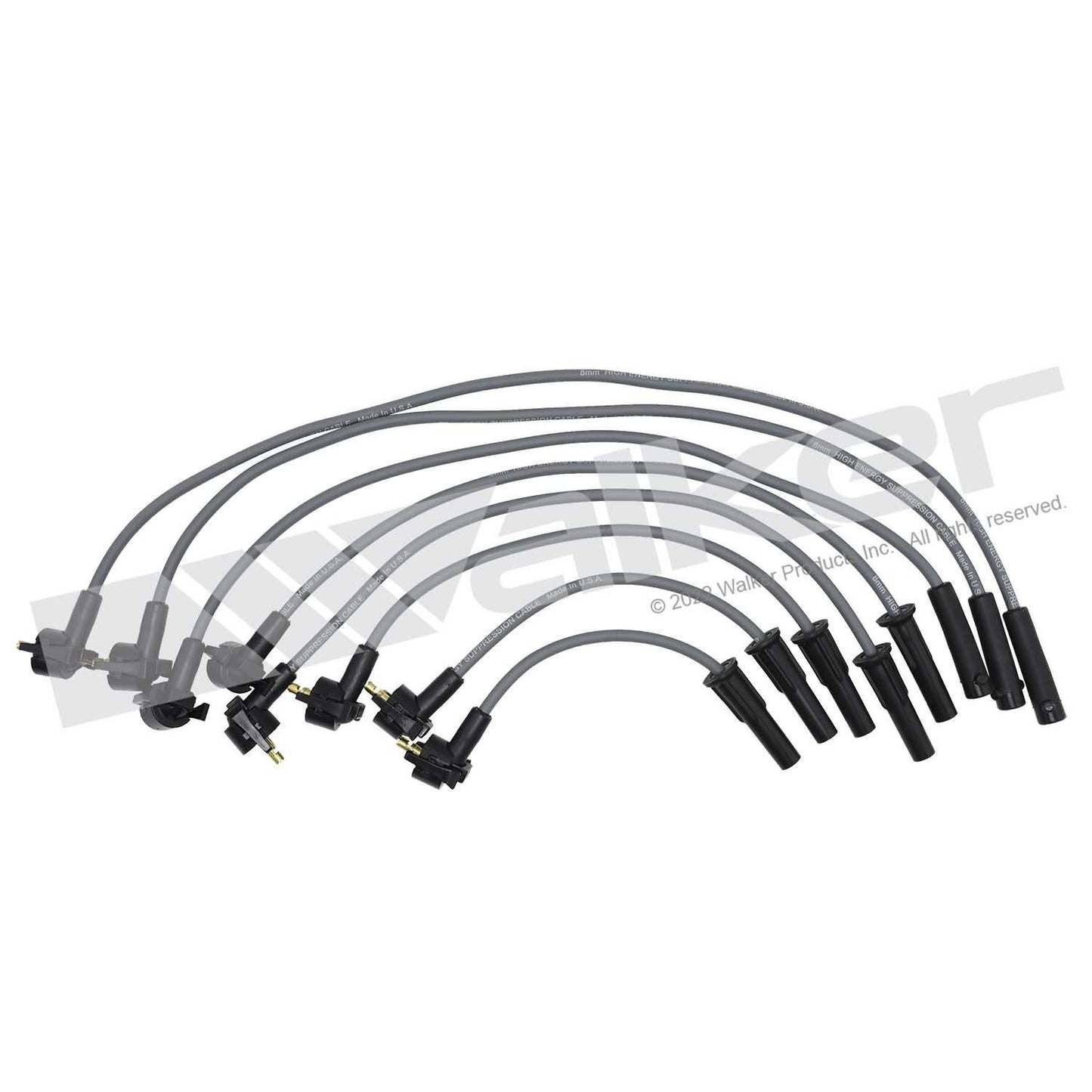 Walker Products ThunderCore PRO 924-1802 Spark Plug Wire Set 8MM 4-CYL 924-1802