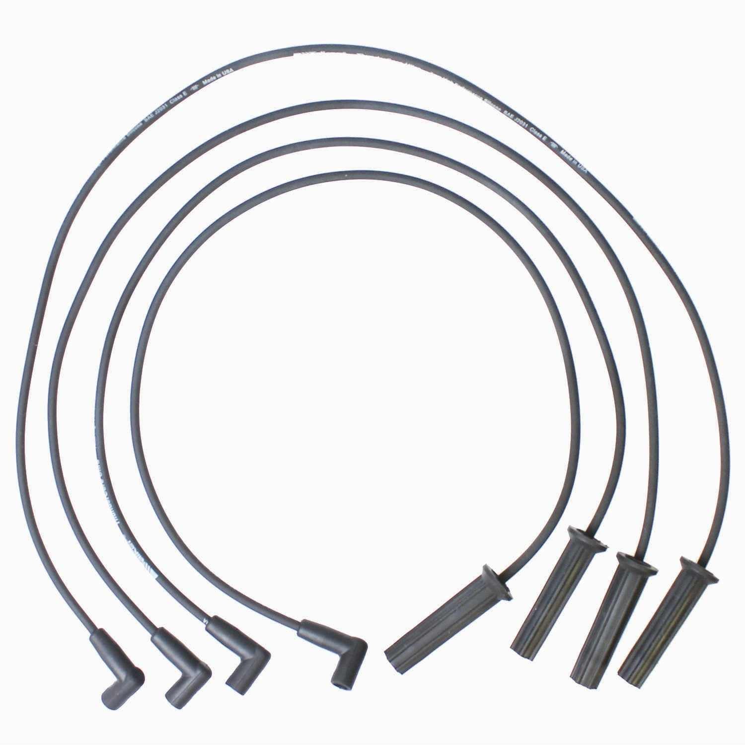 Walker Products ThunderCore PRO 924-1804 Spark Plug Wire Set 7MM 4-CYL 924-1804