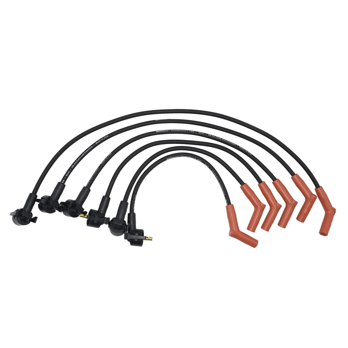 Walker Products ThunderCore PRO 924-1819 Spark Plug Wire Set 8MM 6-CYL 924-1819