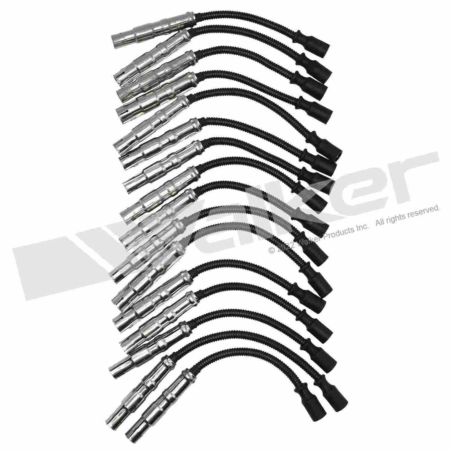 Walker Products ThunderCore PRO 924-1821 Spark Plug Wire Set 7MM 8-CYL, 16 LEAD SET 924-1821