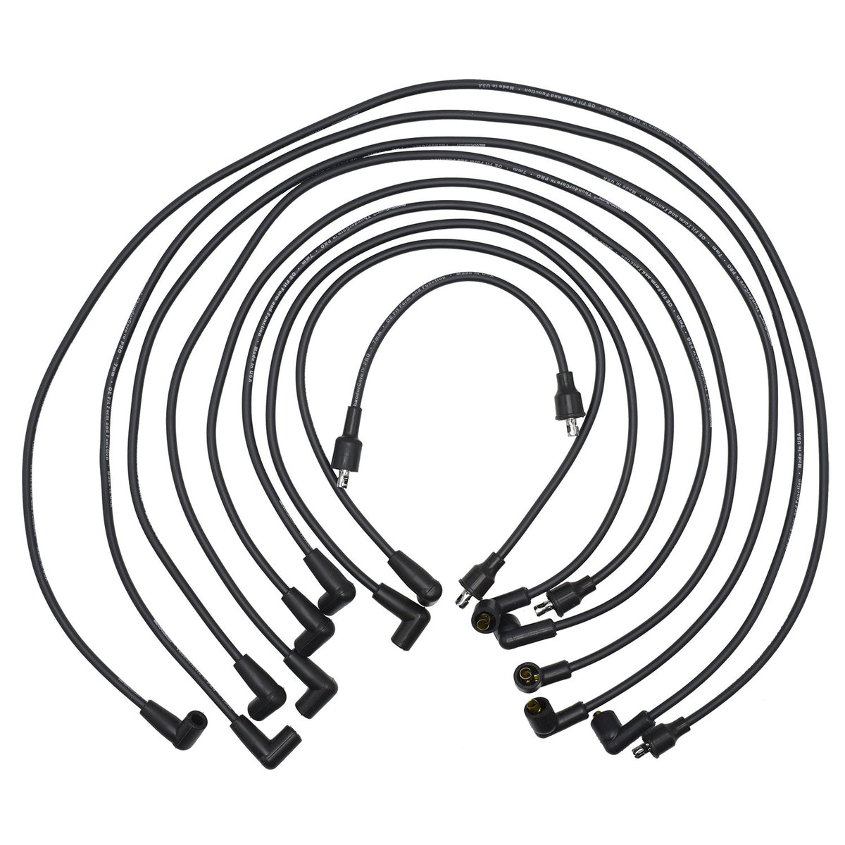 Walker Products ThunderCore PRO 924-1824 Spark Plug Wire Set 7MM 8-CYL 924-1824