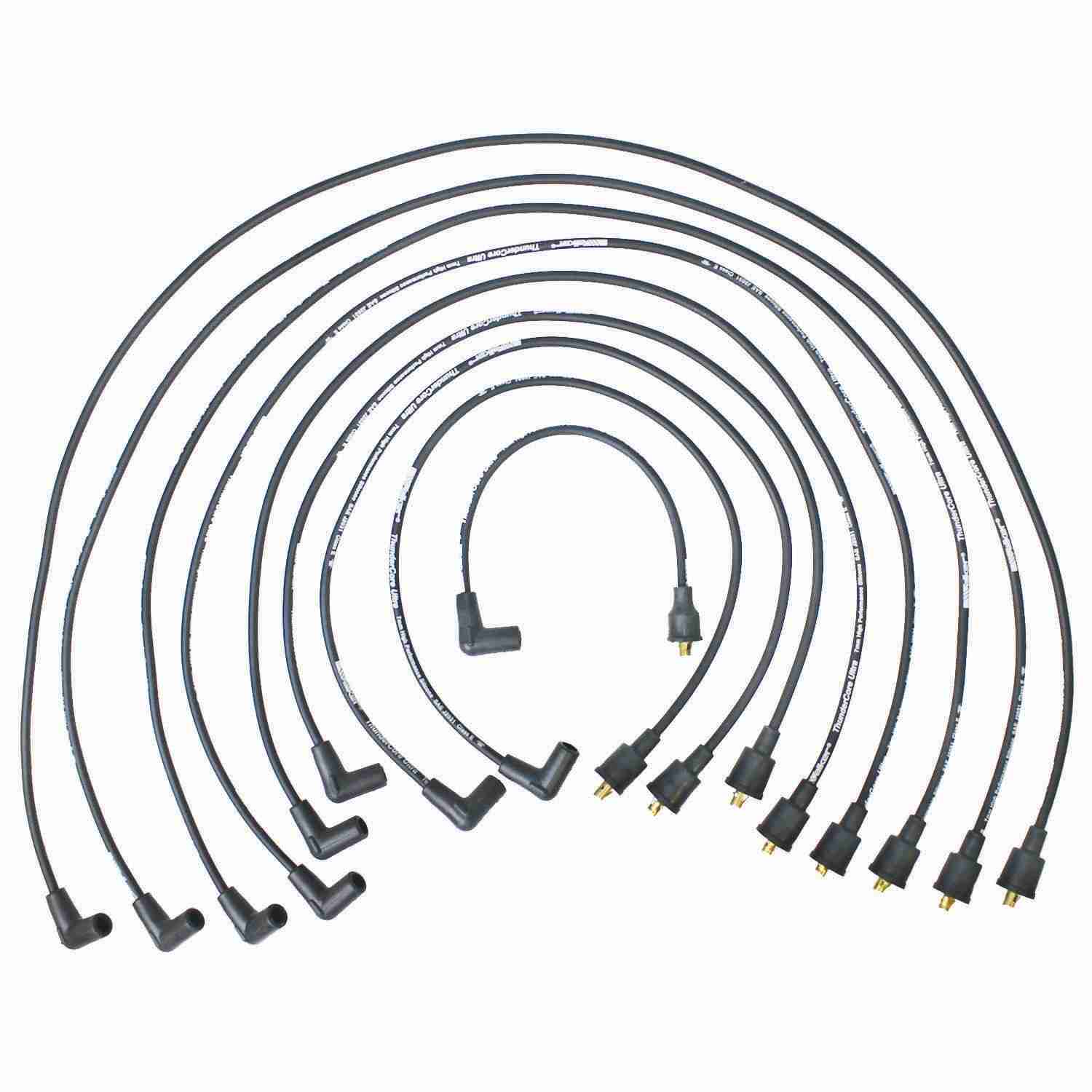 Walker Products ThunderCore PRO 924-1824 Spark Plug Wire Set 7MM 8-CYL 924-1824