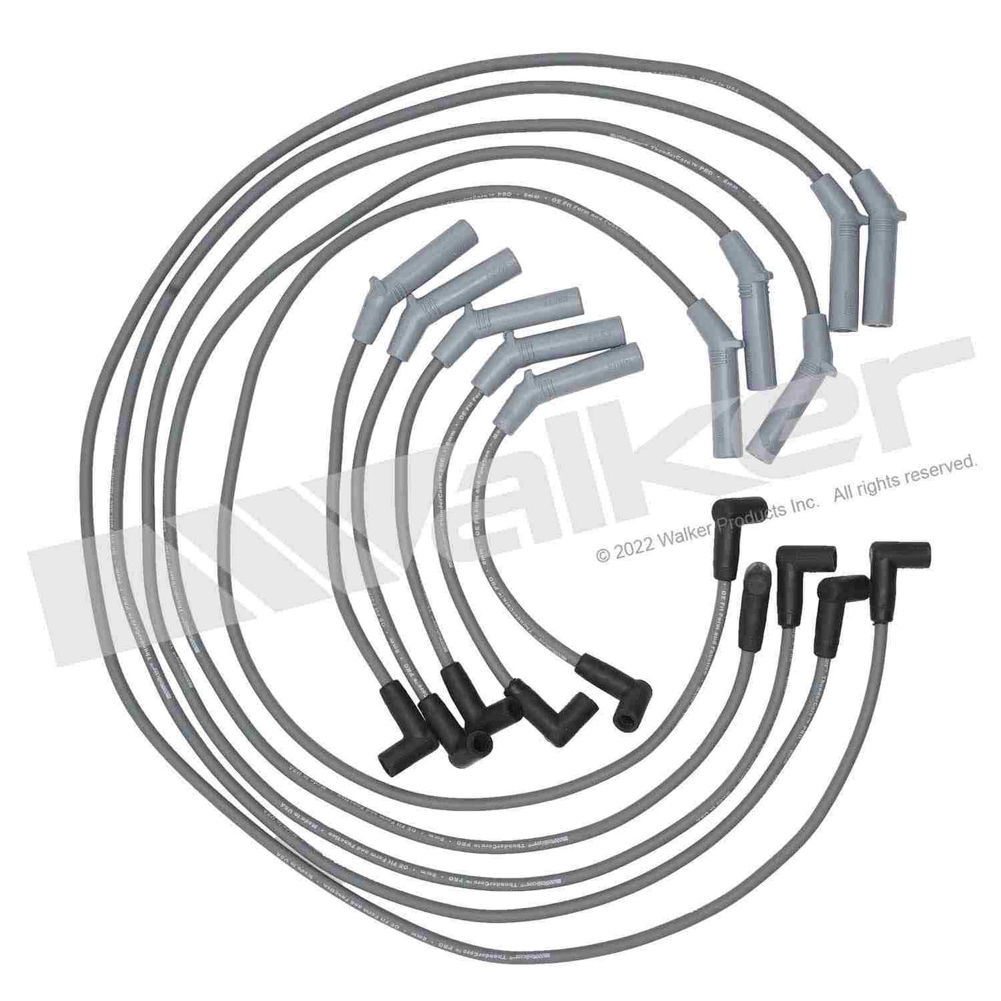 Walker Products ThunderCore PRO 924-1830 Spark Plug Wire Set 8MM 10-CYL 924-1830
