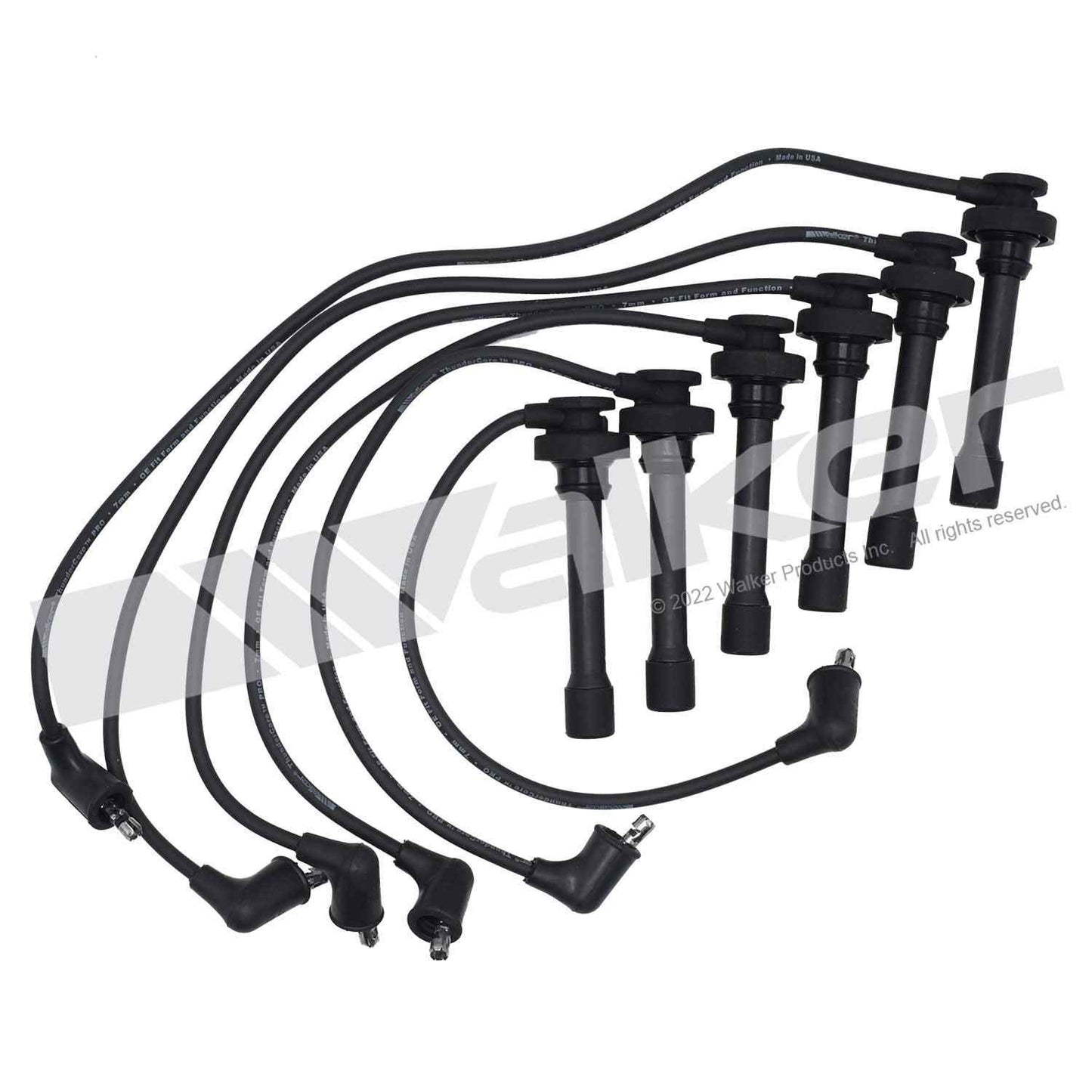 Walker Products ThunderCore PRO 924-1846 Spark Plug Wire Set 7MM 6-CYL 924-1846