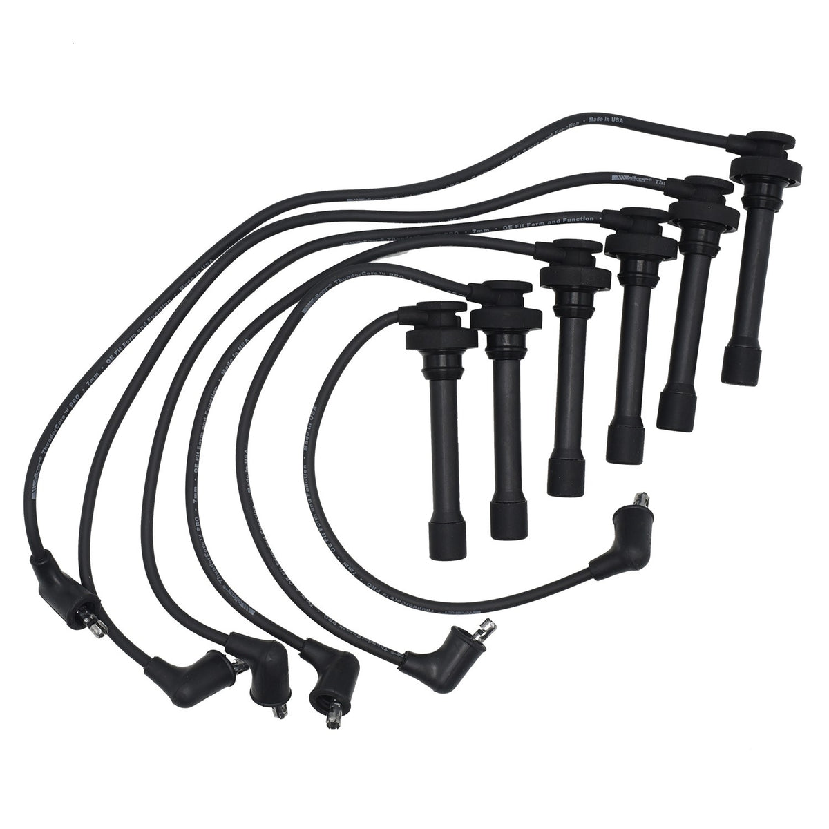 Walker Products ThunderCore PRO 924-1846 Spark Plug Wire Set 7MM 6-CYL 924-1846