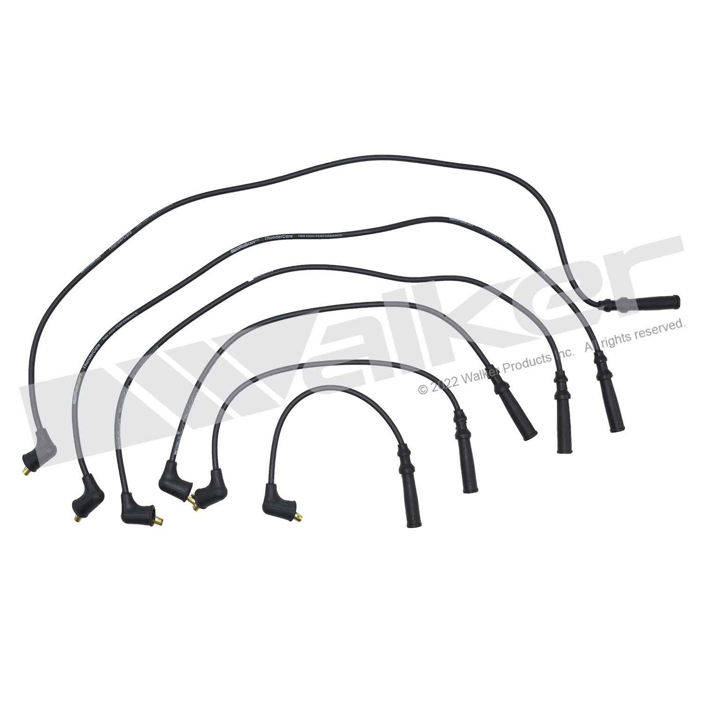 Walker Products ThunderCore PRO 924-1847 Spark Plug Wire Set 7MM 6-CYL 924-1847