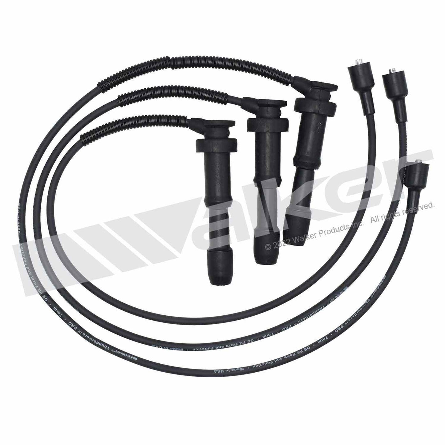 Walker Products ThunderCore PRO 924-1890 Spark Plug Wire Set 7MM 6-CYL 924-1890