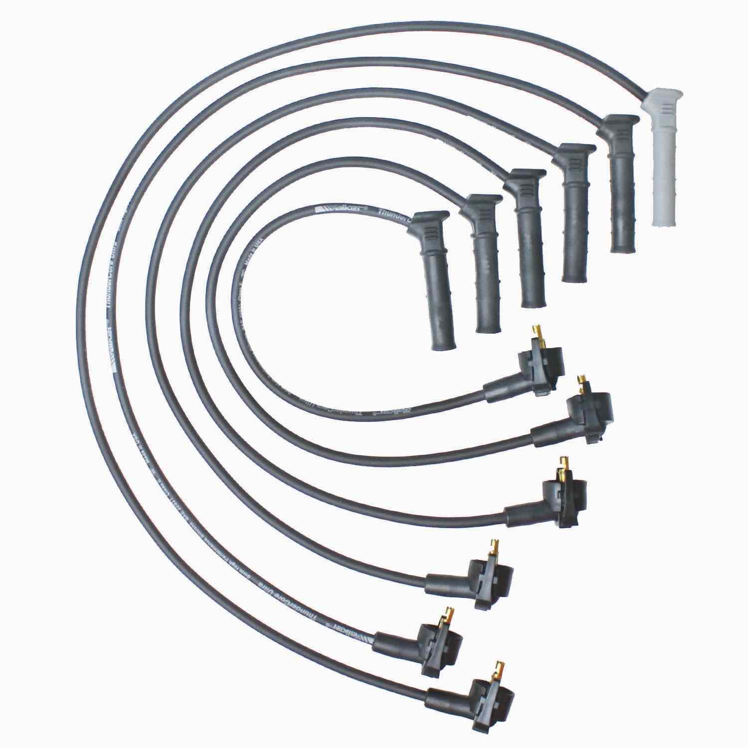 Walker Products ThunderCore PRO 924-1938 Spark Plug Wire Set 8MM 6-CYL 924-1938