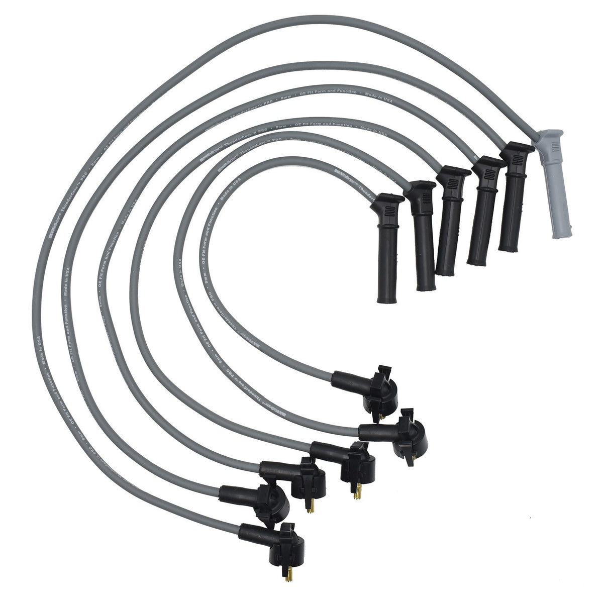 Walker Products ThunderCore PRO 924-1938 Spark Plug Wire Set 8MM 6-CYL 924-1938